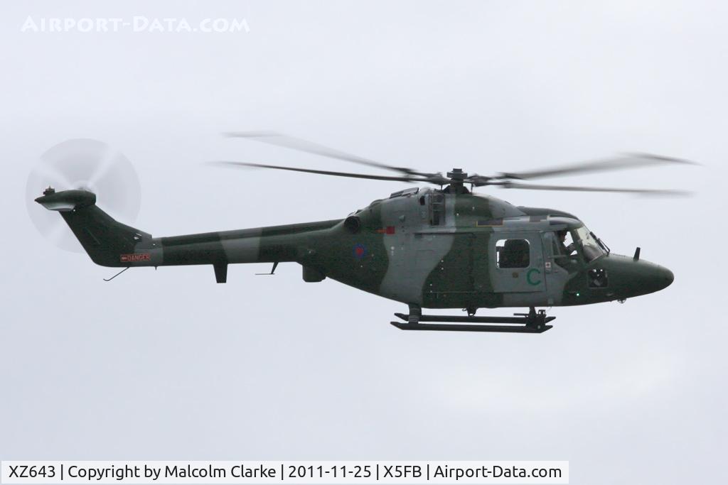 XZ643, 1980 Westland Lynx AH.7 C/N 178, Westland Lynx AH.7, Fishburn Airfield, November 2011.