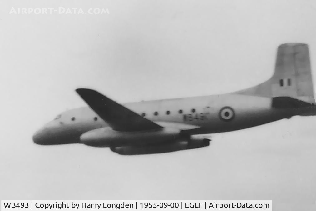 WB493, Avro 706 Ashton 3 C/N 5, Avro 706 Ashton at the 1955 Farnborough Air Show. The fuselage is now exhibited at the Newark Air Museum, UK.