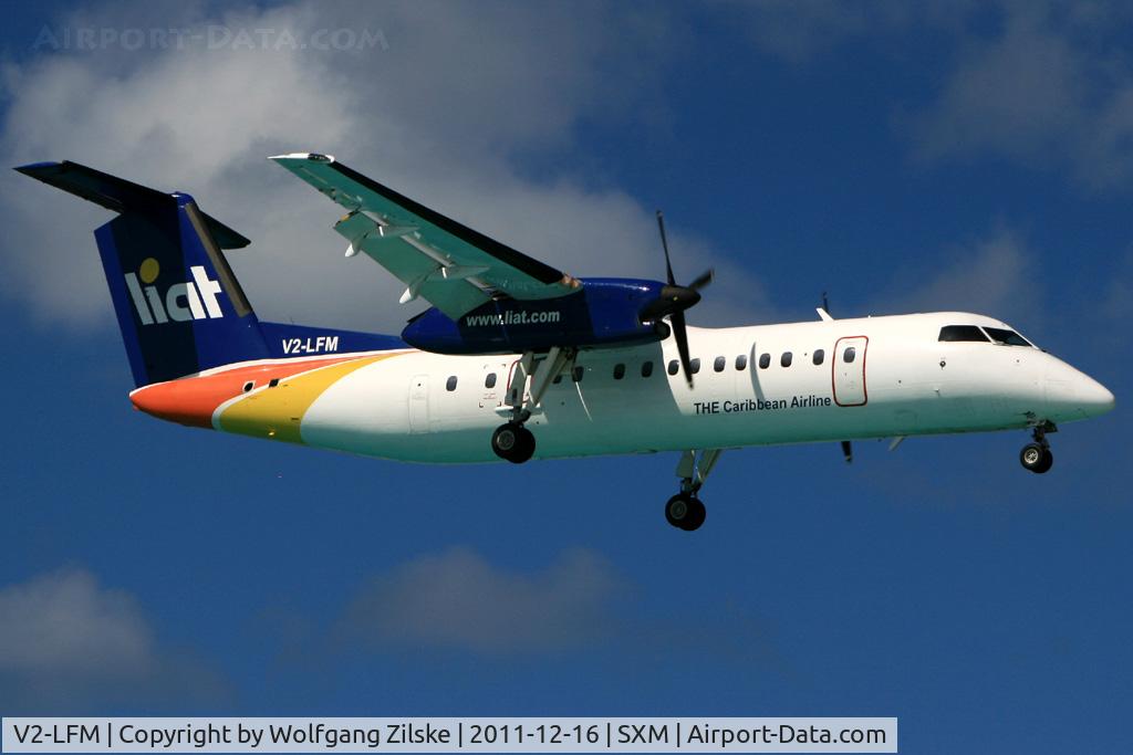 V2-LFM, 1991 De Havilland Canada DHC-8-311A Dash 8 C/N 267, visitor