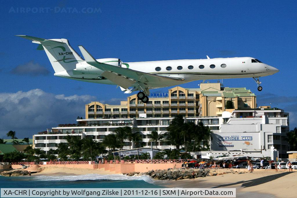 XA-CHR, 2008 Gulfstream Aerospace V-SP G550 C/N 5182, visitor