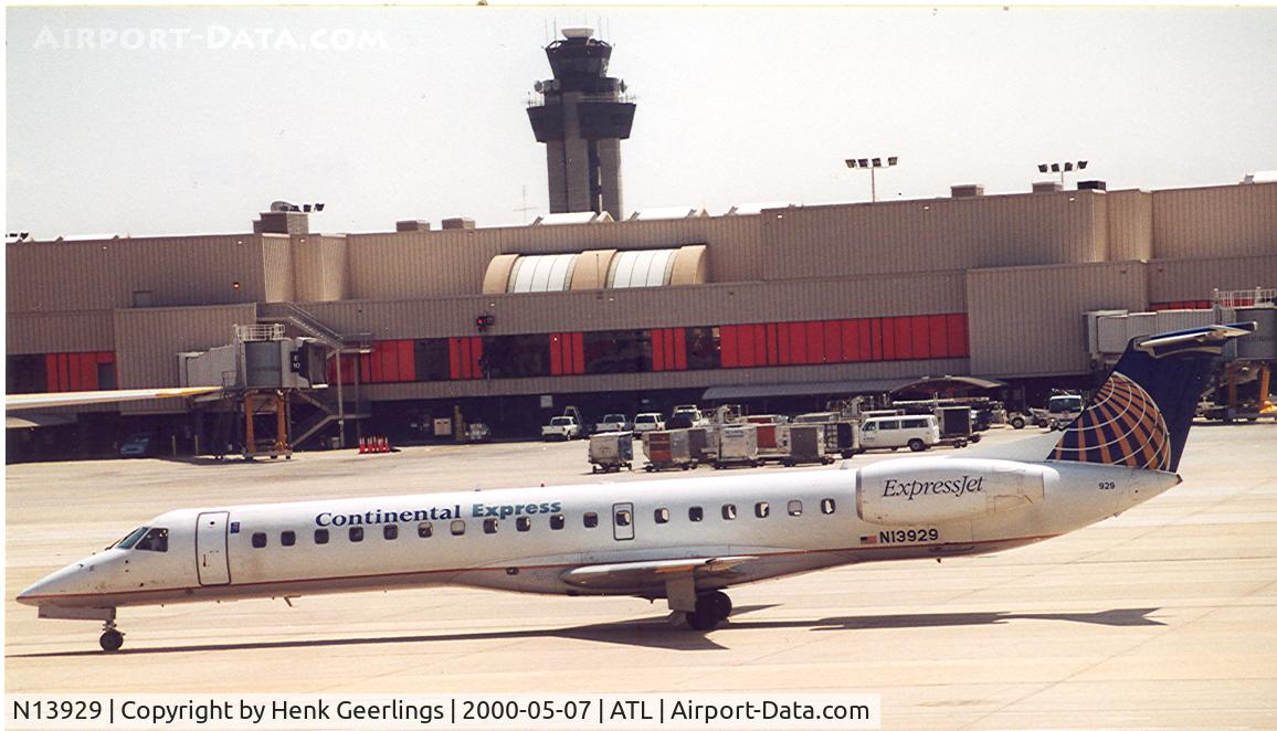 N13929, 1997 Embraer EMB-145EP (ERJ-145EP) C/N 145009, Continental Express
