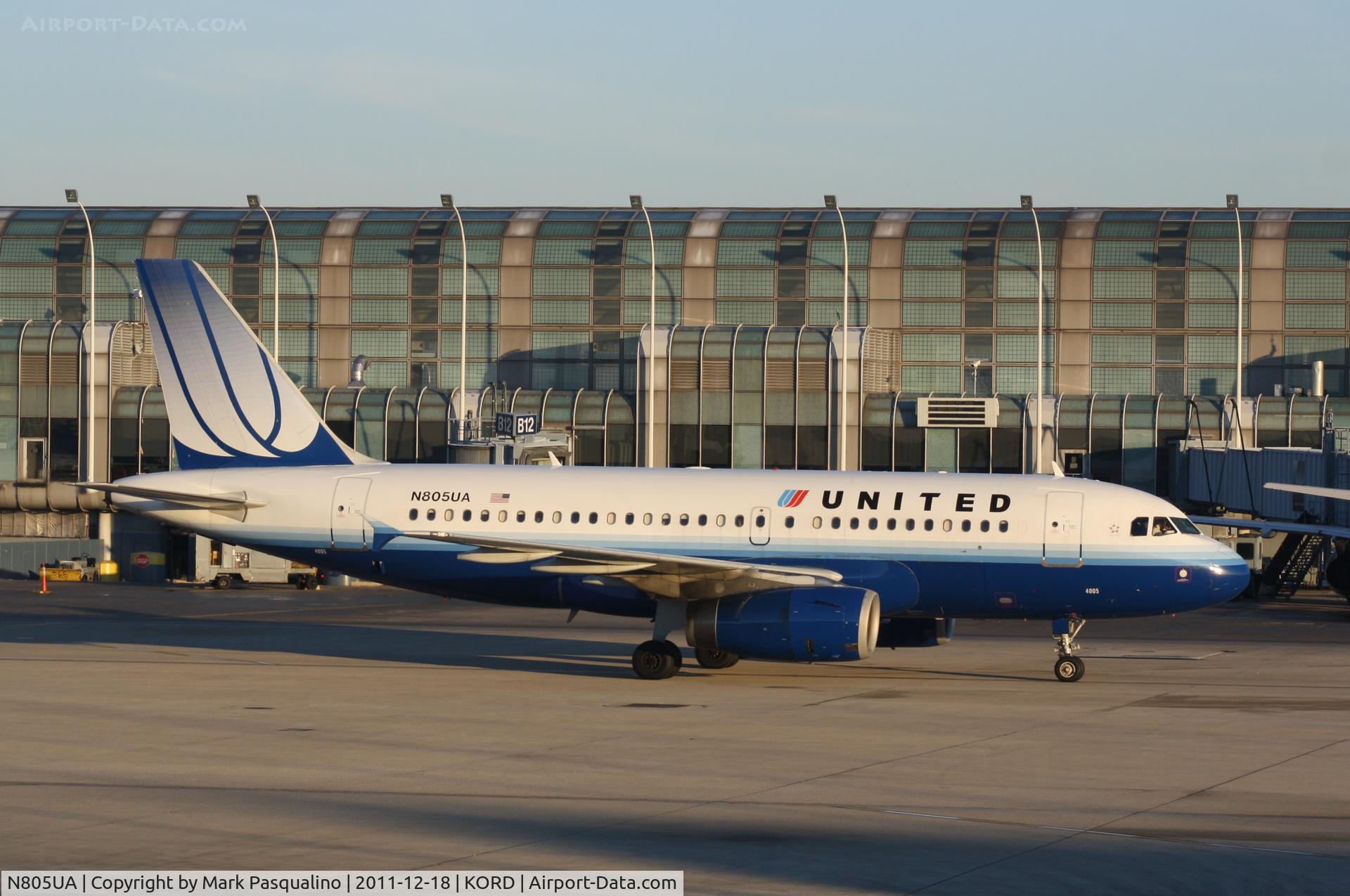 N805UA, 1998 Airbus A319-131 C/N 783, Airbus A319
