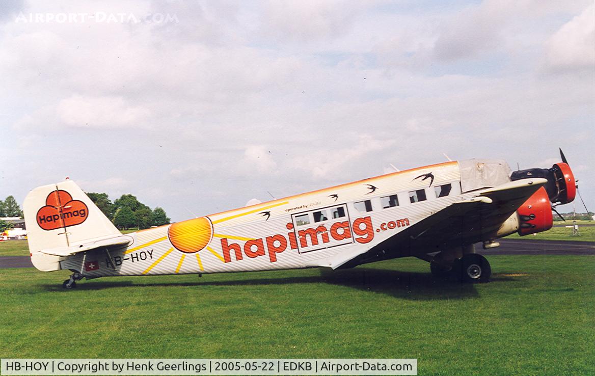 HB-HOY, 1949 Junkers (CASA) 352A-3 (Ju-52) C/N 96, Ju-AIR , spcl cs Hapimag