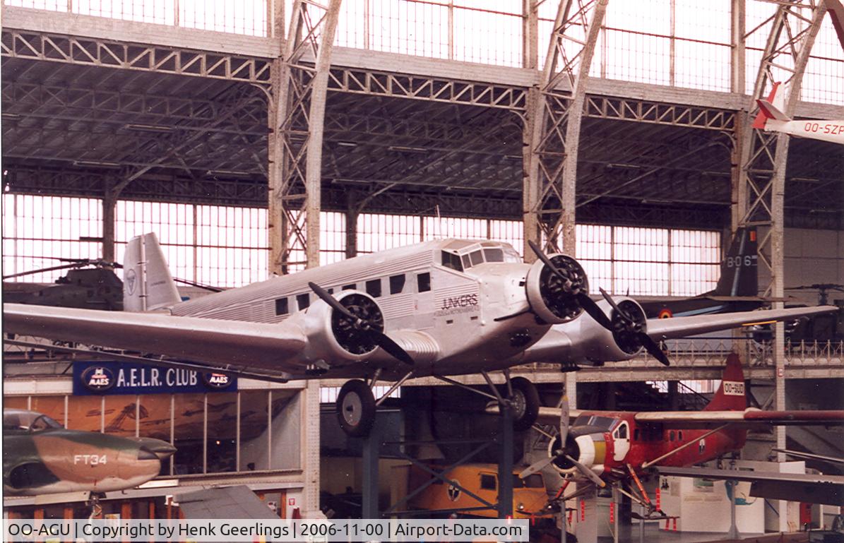 OO-AGU, Junkers Ju-52/3mge C/N 5670, Brussels Air Museum