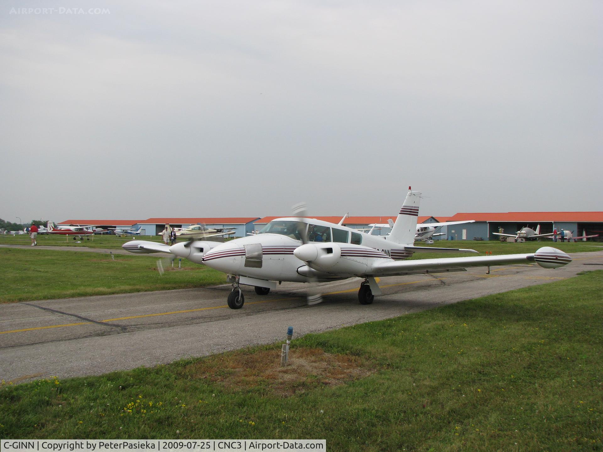 C-GINN, 1969 Piper PA-30-160 B Twin Comanche C/N 30-1828, @ Brampton Airport
