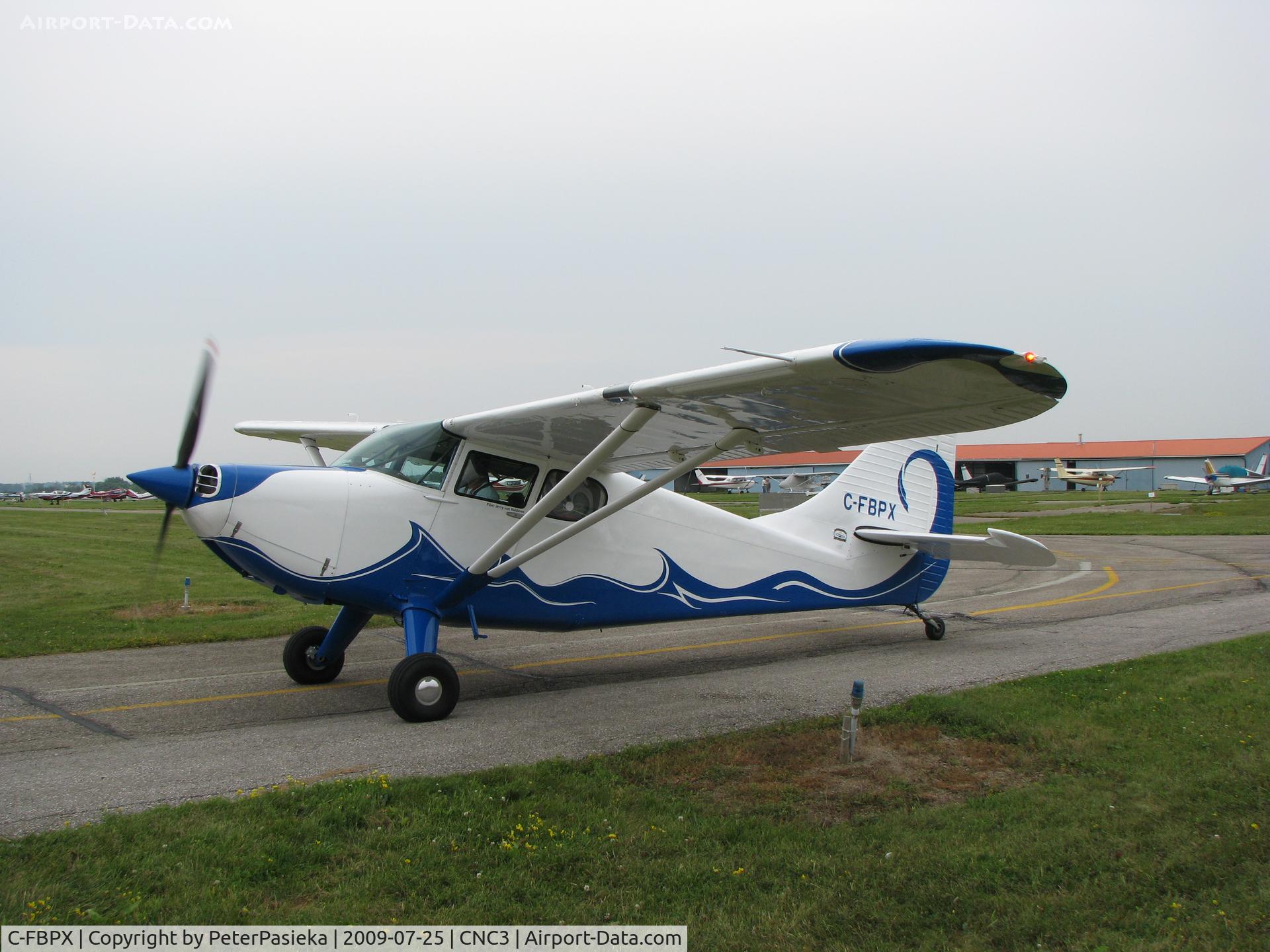 C-FBPX, 1949 Stinson 108-3 Voyager C/N 108-5067, @ Brampton Airport