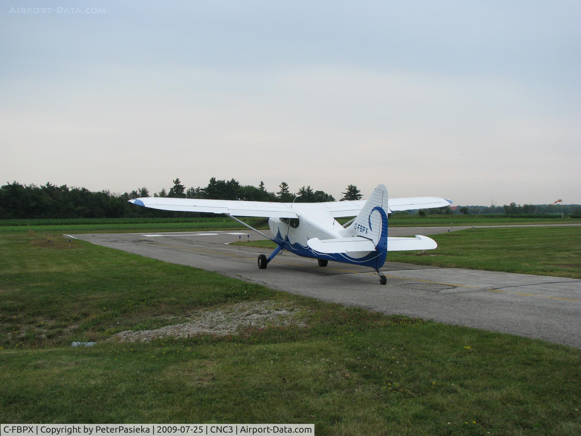 C-FBPX, 1949 Stinson 108-3 Voyager C/N 108-5067, @ Brampton Airport