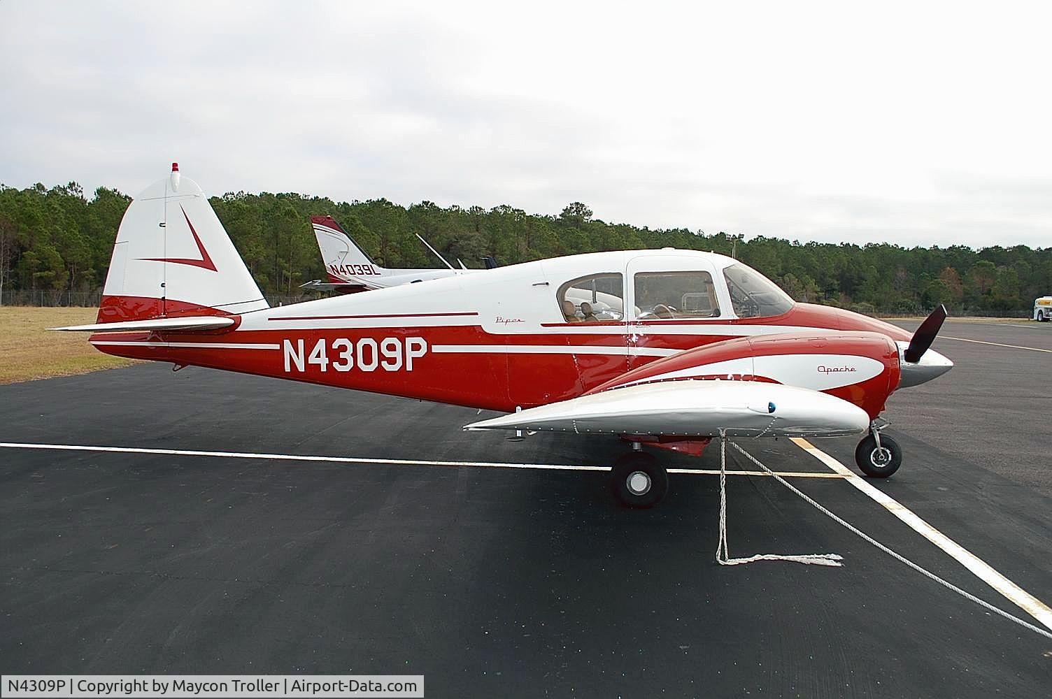 N4309P, 1959 Piper PA-23-160 Apache C/N 23-1810, 1959 Piper PA-23-160