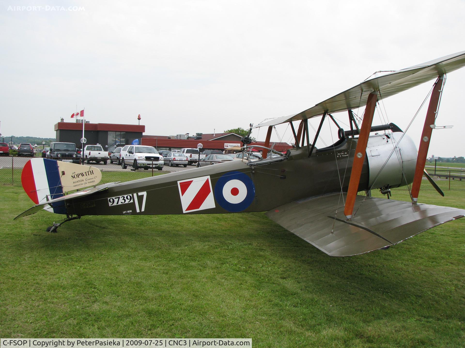 C-FSOP, 2003 Sopwith 1½ Strutter Replica C/N A 1924, The Great War Flying Museum
