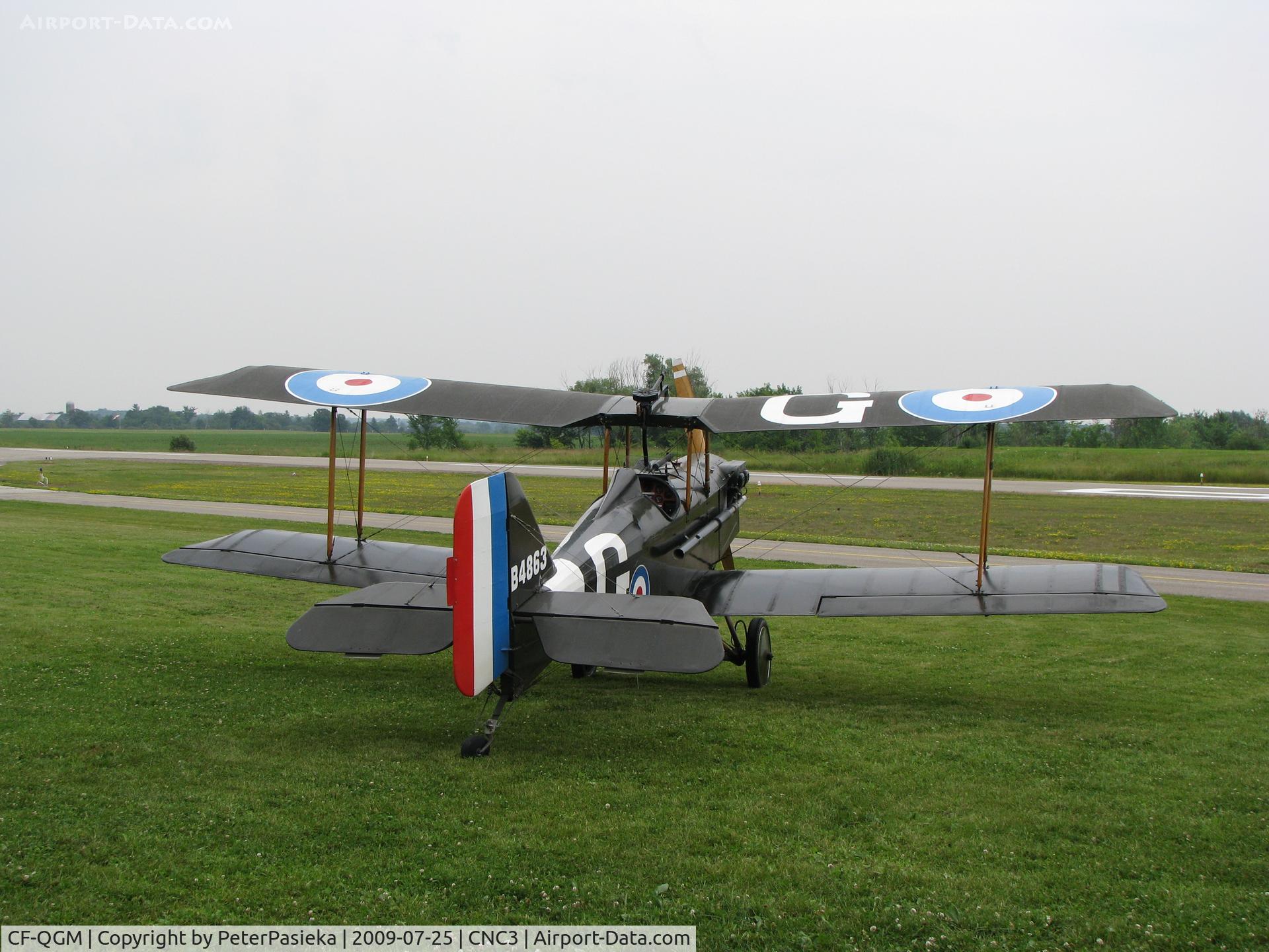 CF-QGM, 1970 Royal Aircraft Factory SE-5A Replica C/N G70 003, The Great War Flying Museum