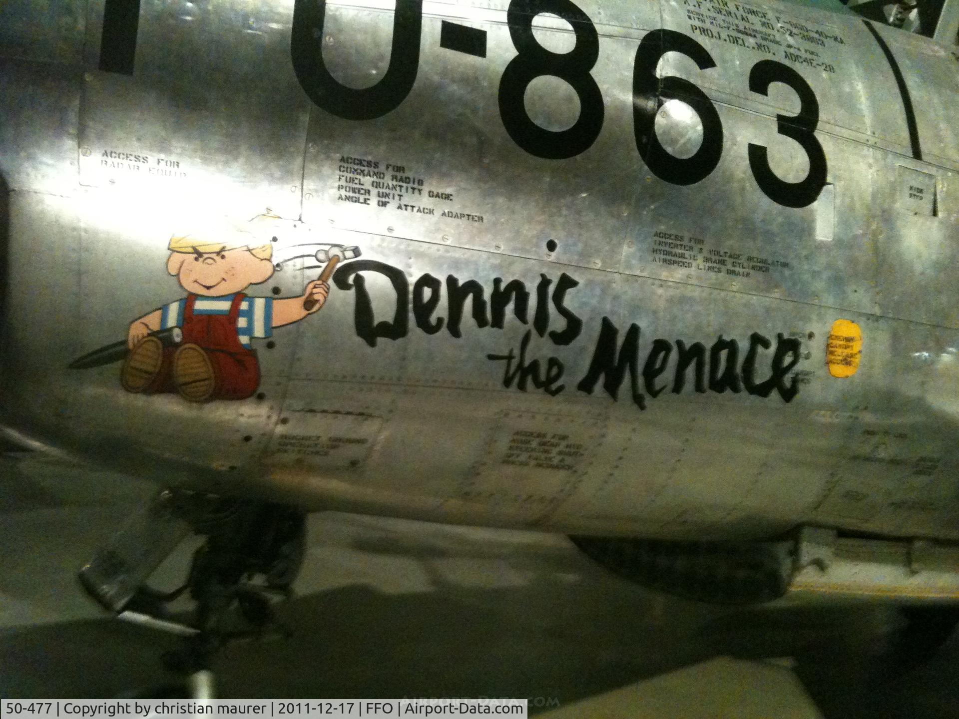 50-477, 1952 North American F-86D Sabre C/N 190-266, f-86