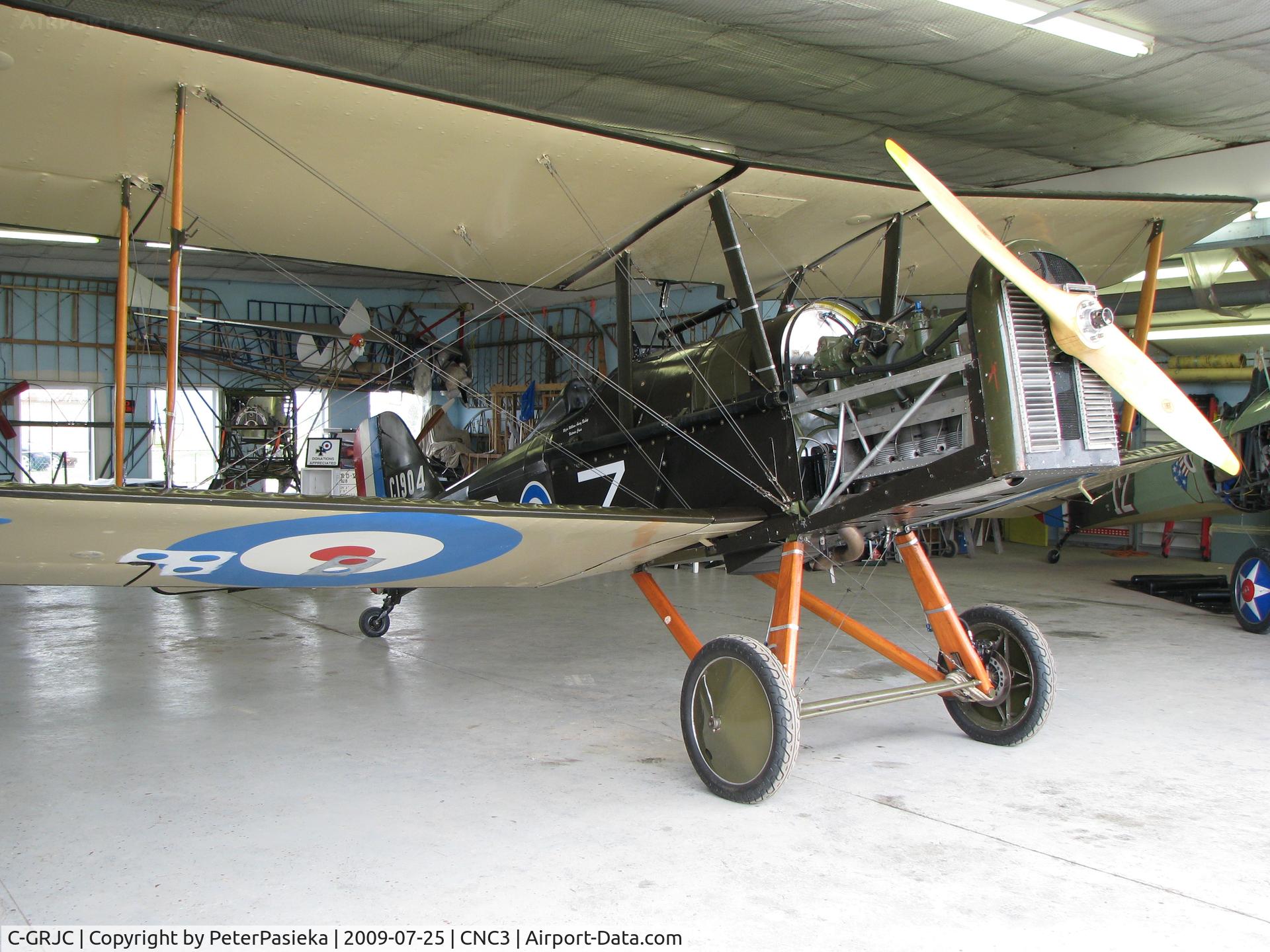 C-GRJC, 1991 Royal Aircraft Factory SE-5A Replica C/N C1904, The Great War Flying Museum