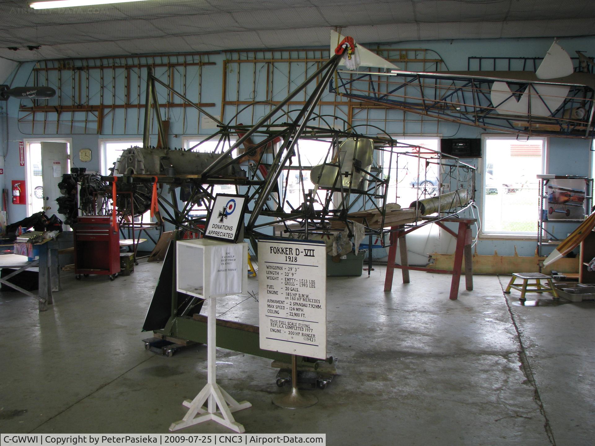 C-GWWI, 1977 Fokker D-VII C/N 5125/18, The Great War Flying Museum
