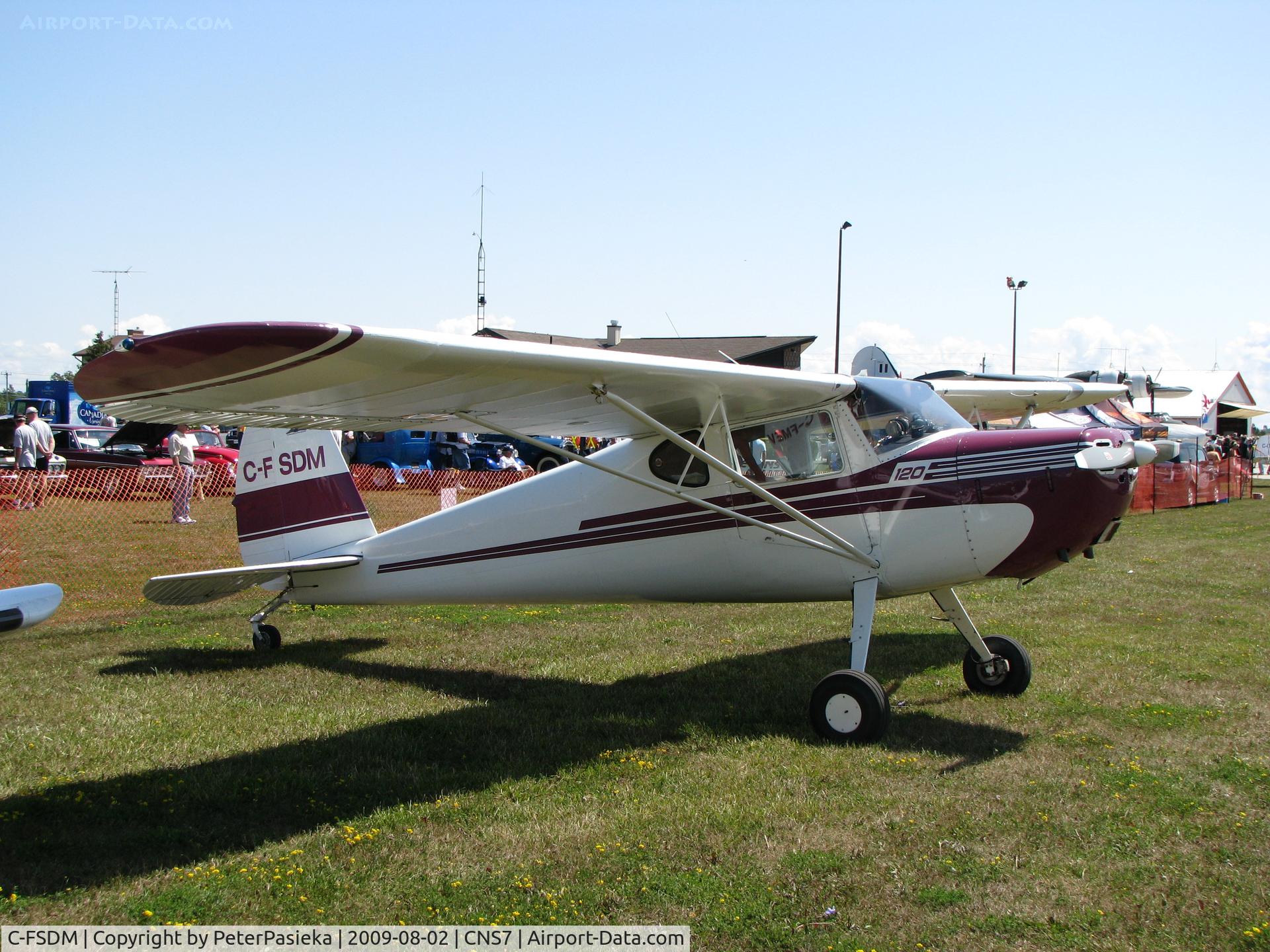 C-FSDM, 1947 Cessna 120 C/N 13493, Kincardine Fly-in