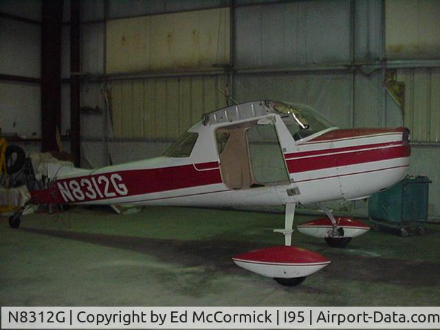 N8312G, 1965 Cessna 150F C/N 15062412, the 1st Bolen cessna 150 tailwheel  conversion..being restored after hard landing...