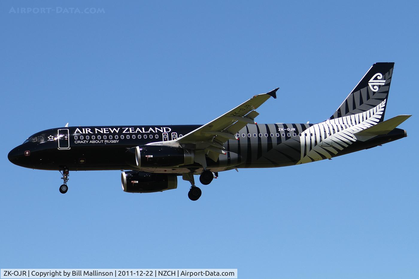 ZK-OJR, 2011 Airbus A320-232 C/N 4884, sister to ZK-OAB
