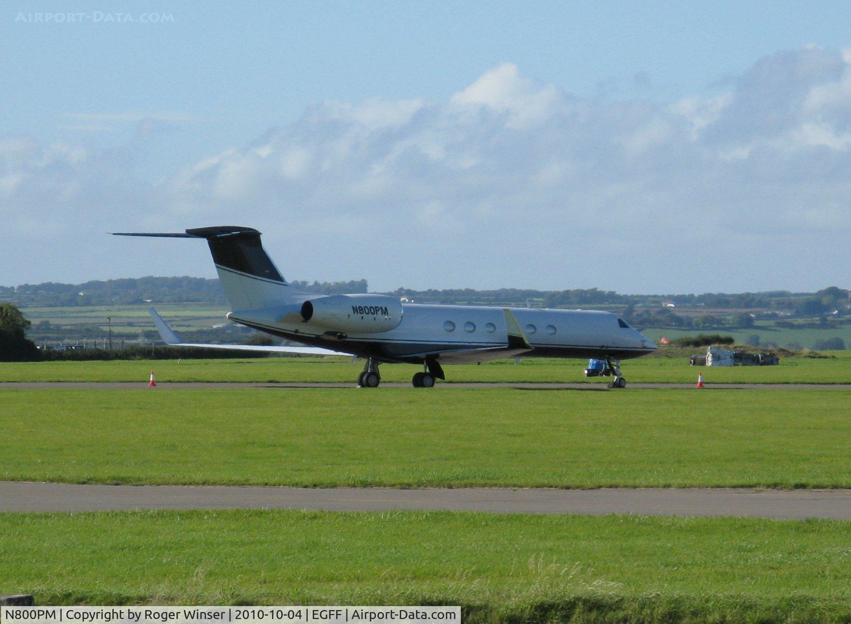 N800PM, 2000 Gulfstream Aerospace G-V C/N 599, Parked on taxyway during the Ryder Cup event.