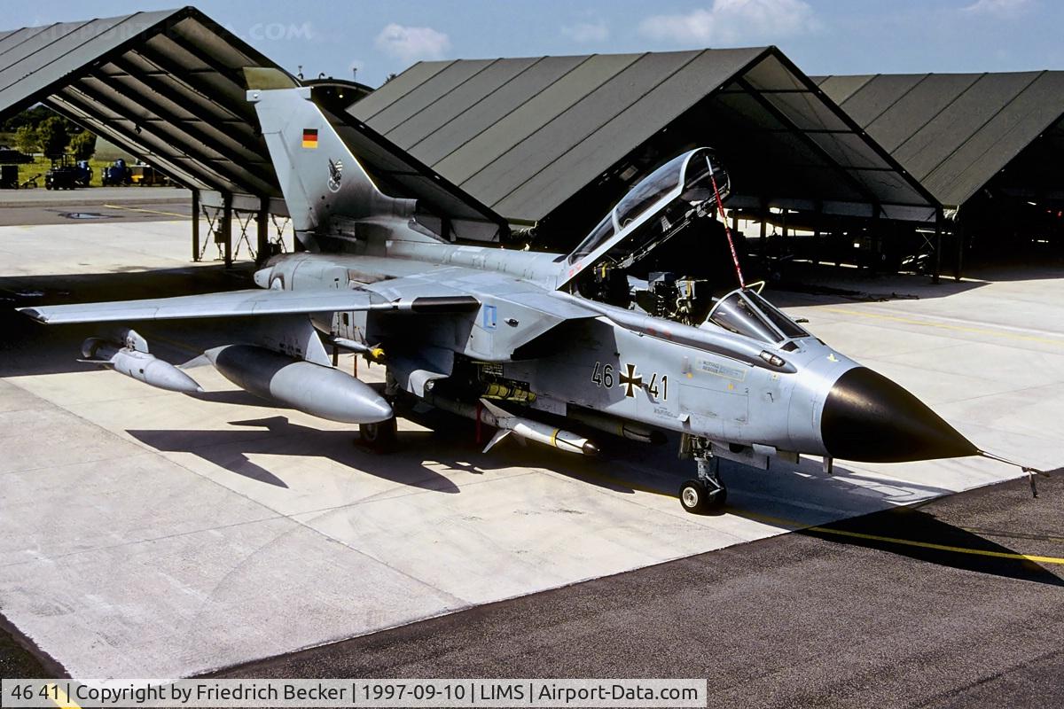 46 41, Panavia Tornado ECR C/N 864/GS274/4341, flightline at Piacenza