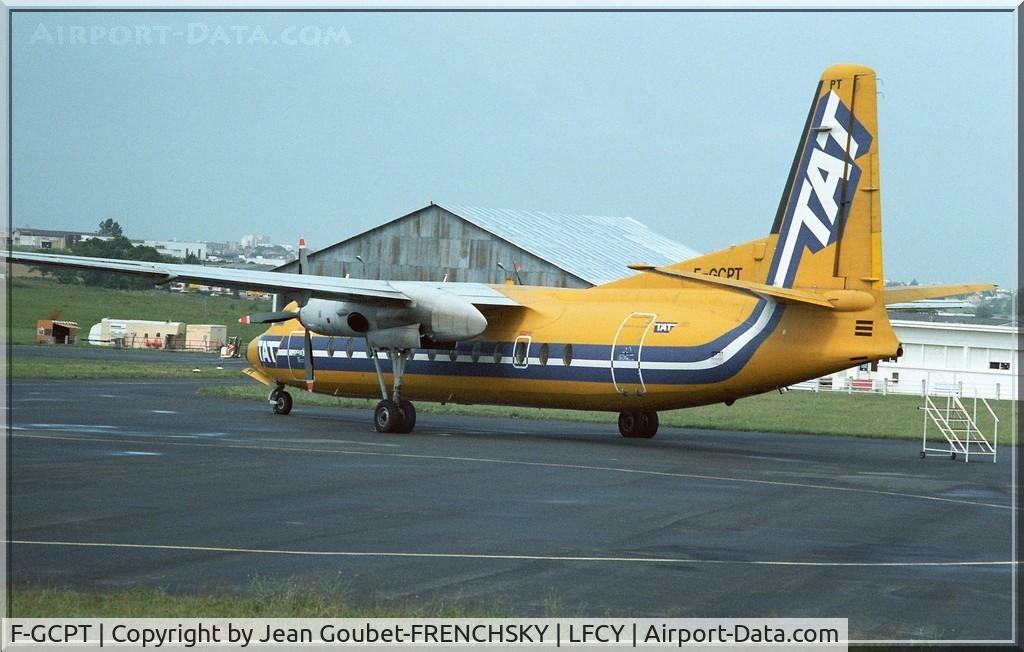 F-GCPT, 1967 Fairchild Hiller FH-227B C/N 547, F-GCPT F27 TAT Orly/La Rochelle/Royan dans les 80'