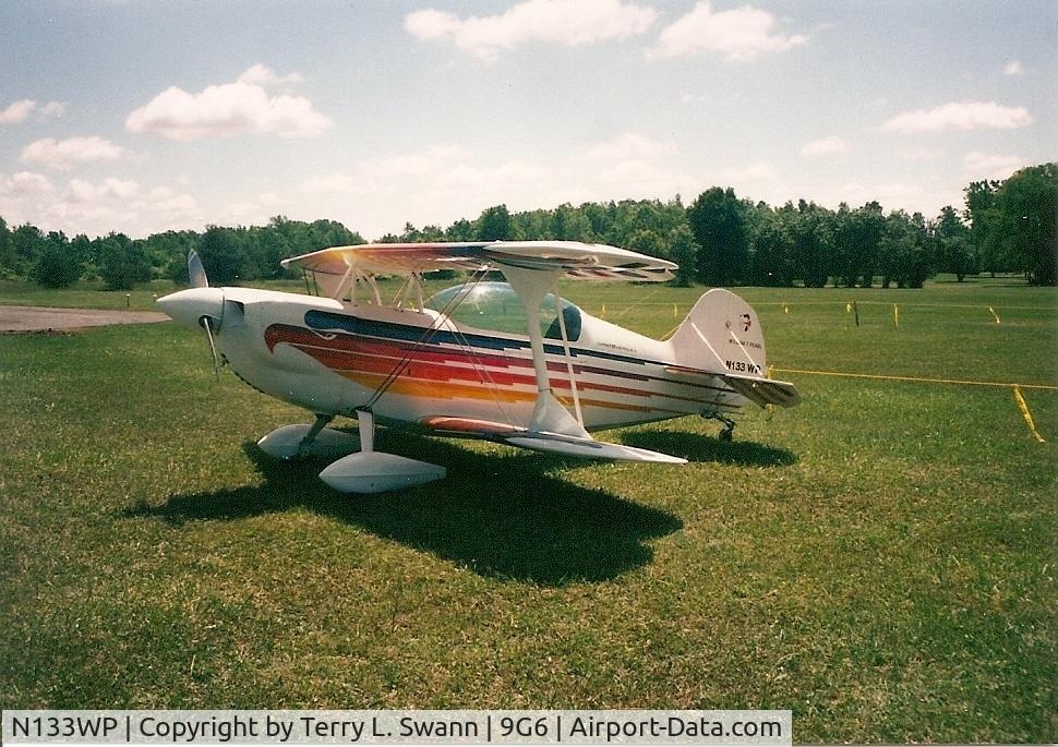 N133WP, 1981 Christen Eagle II C/N PEARL-0001, Parked at Pine Hill Balloon Festival.