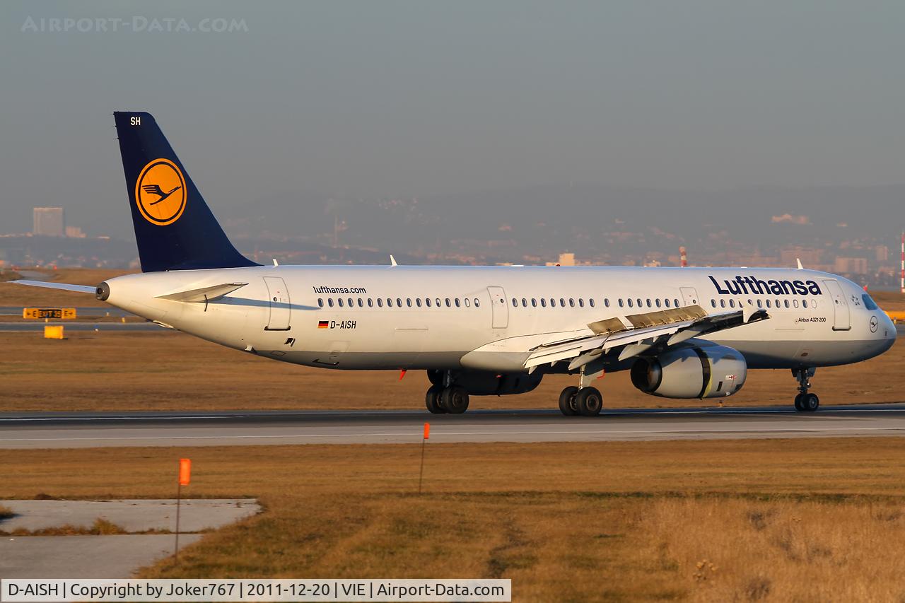D-AISH, 2007 Airbus A321-231 C/N 3265, Lufthansa