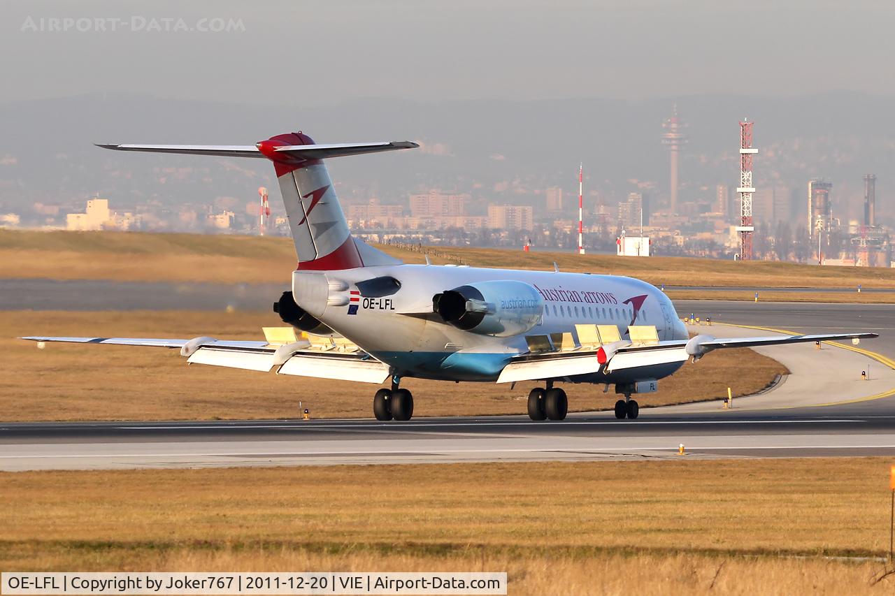 OE-LFL, 1995 Fokker 70 (F-28-0070) C/N 11573, Austrian arrows