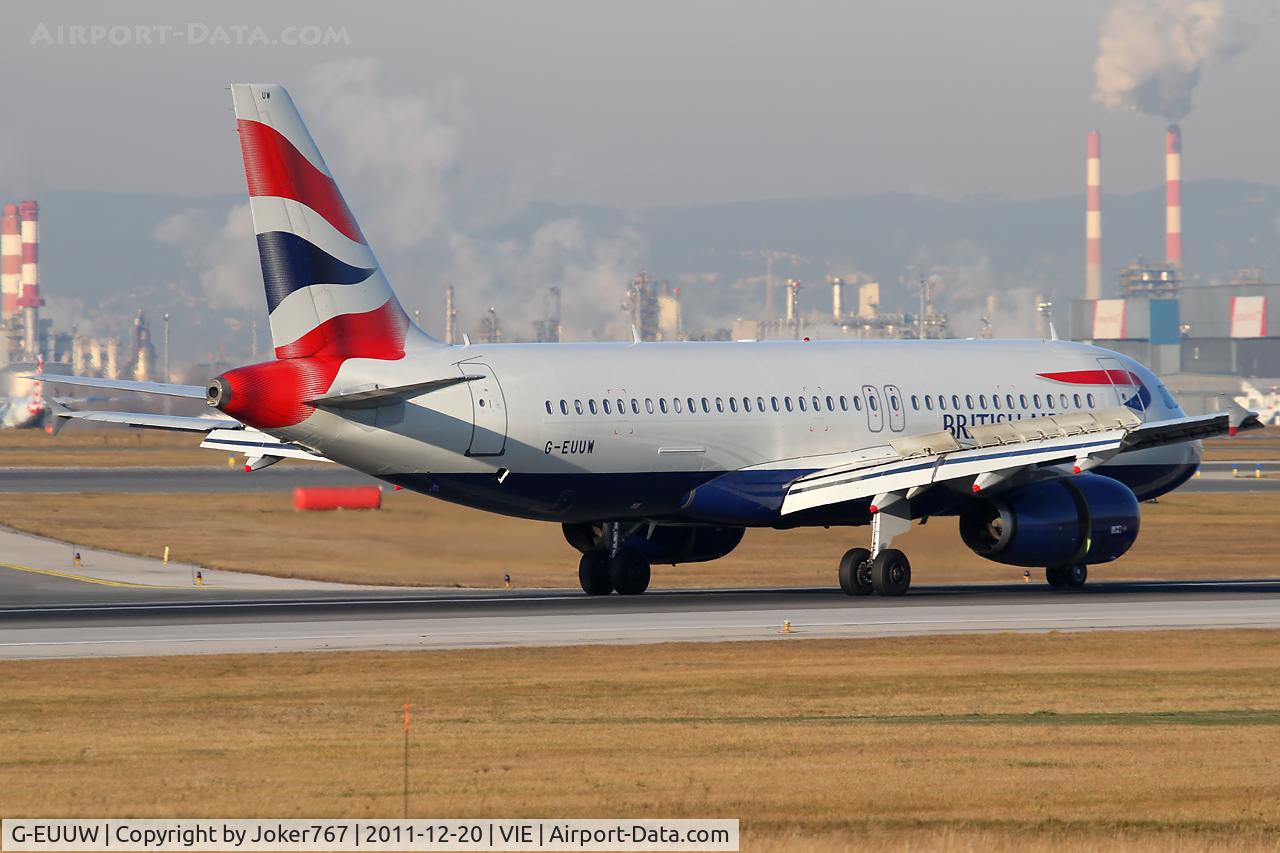 G-EUUW, 2008 Airbus A320-232 C/N 3499, British Airways