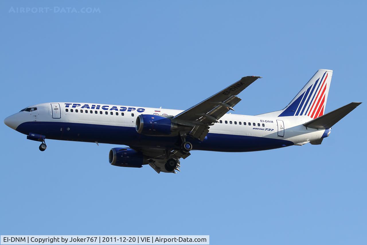 EI-DNM, 1989 Boeing 737-4S3 C/N 24166, Transaero