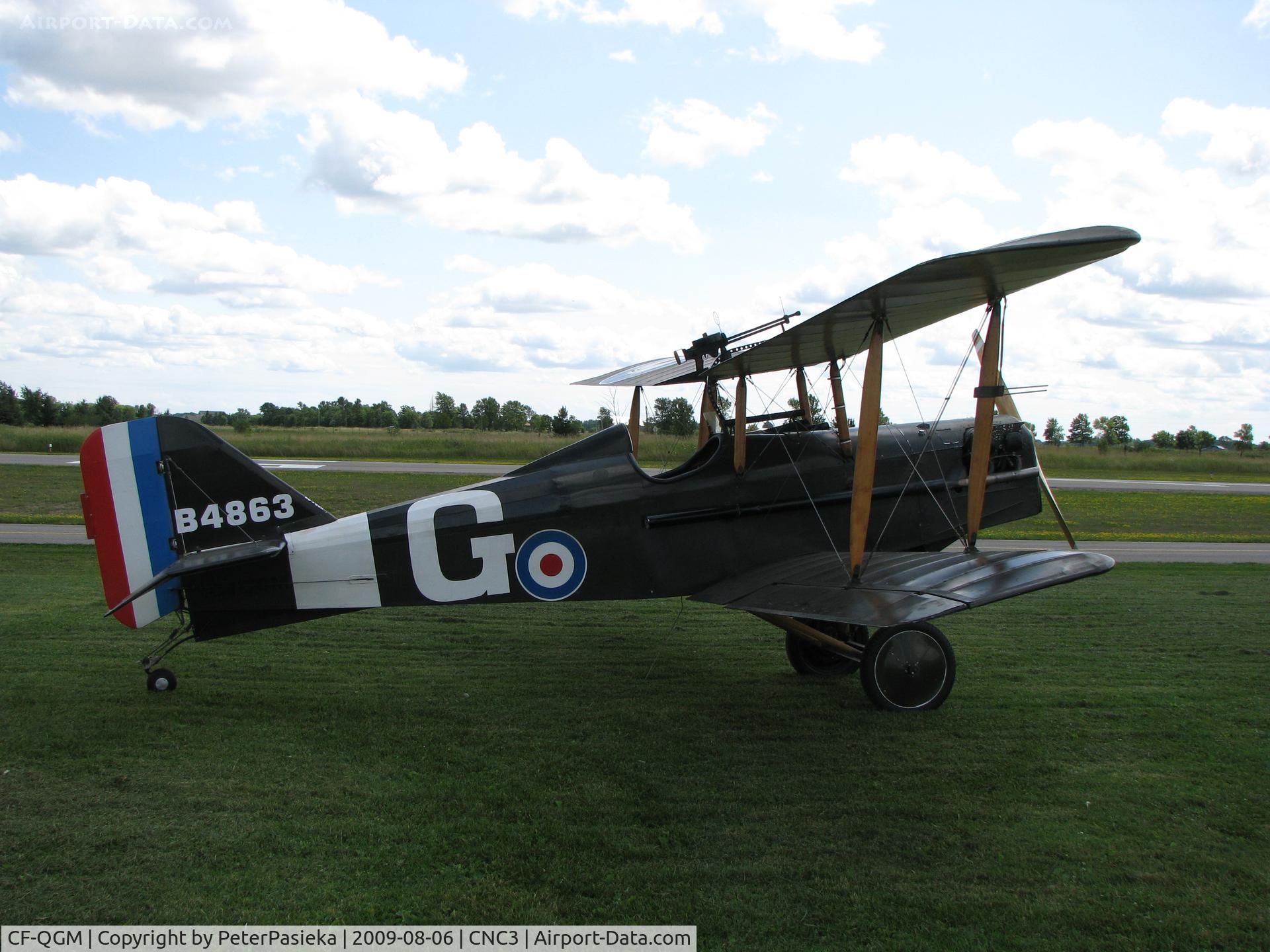 CF-QGM, 1970 Royal Aircraft Factory SE-5A Replica C/N G70 003, The Great War Flying Museum