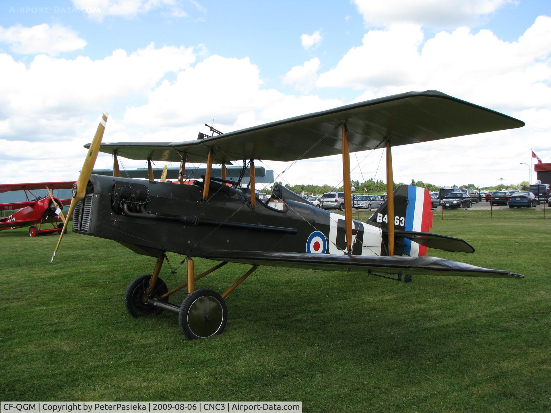 CF-QGM, 1970 Royal Aircraft Factory SE-5A Replica C/N G70 003, The Great War Flying Museum