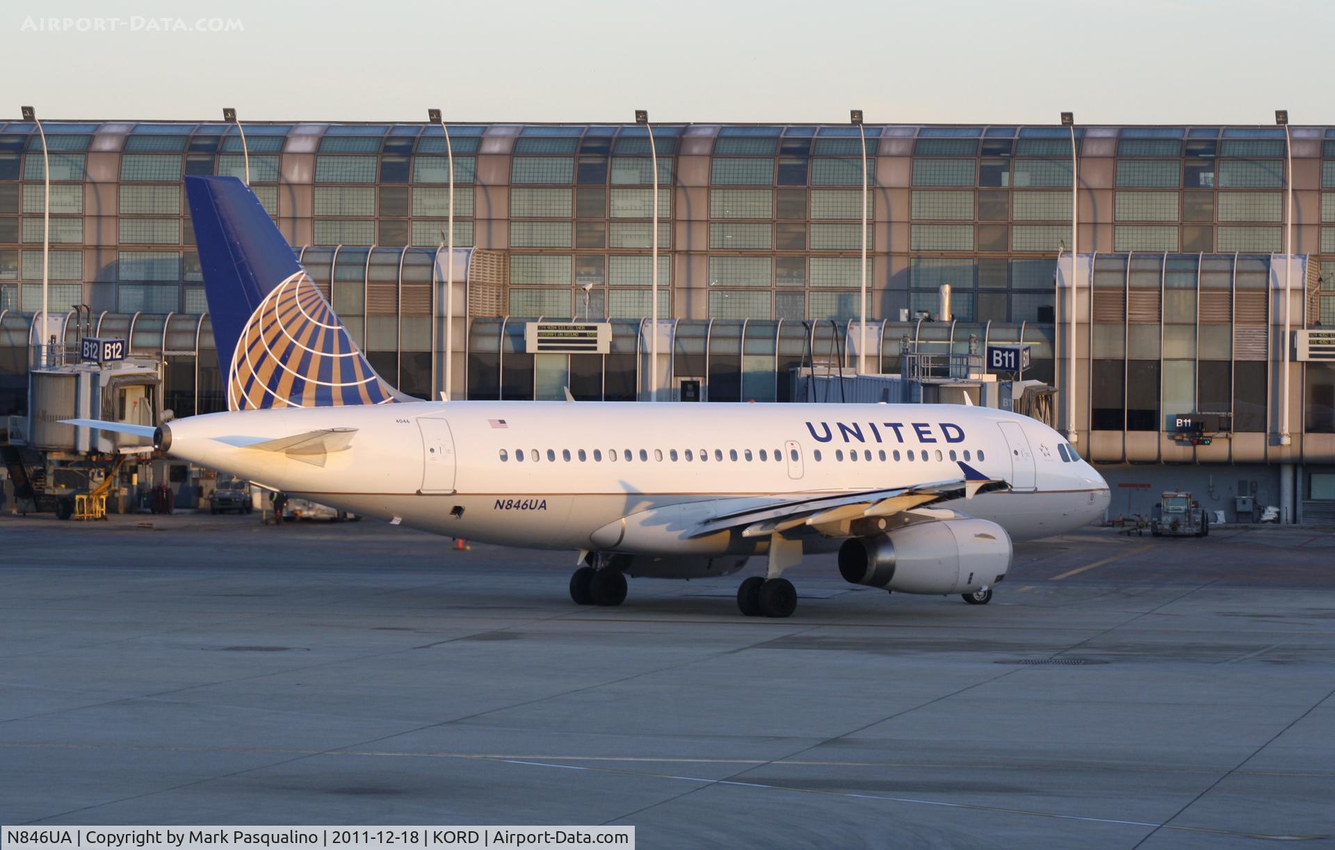 N846UA, 2001 Airbus A319-131 C/N 1600, Airbus A319