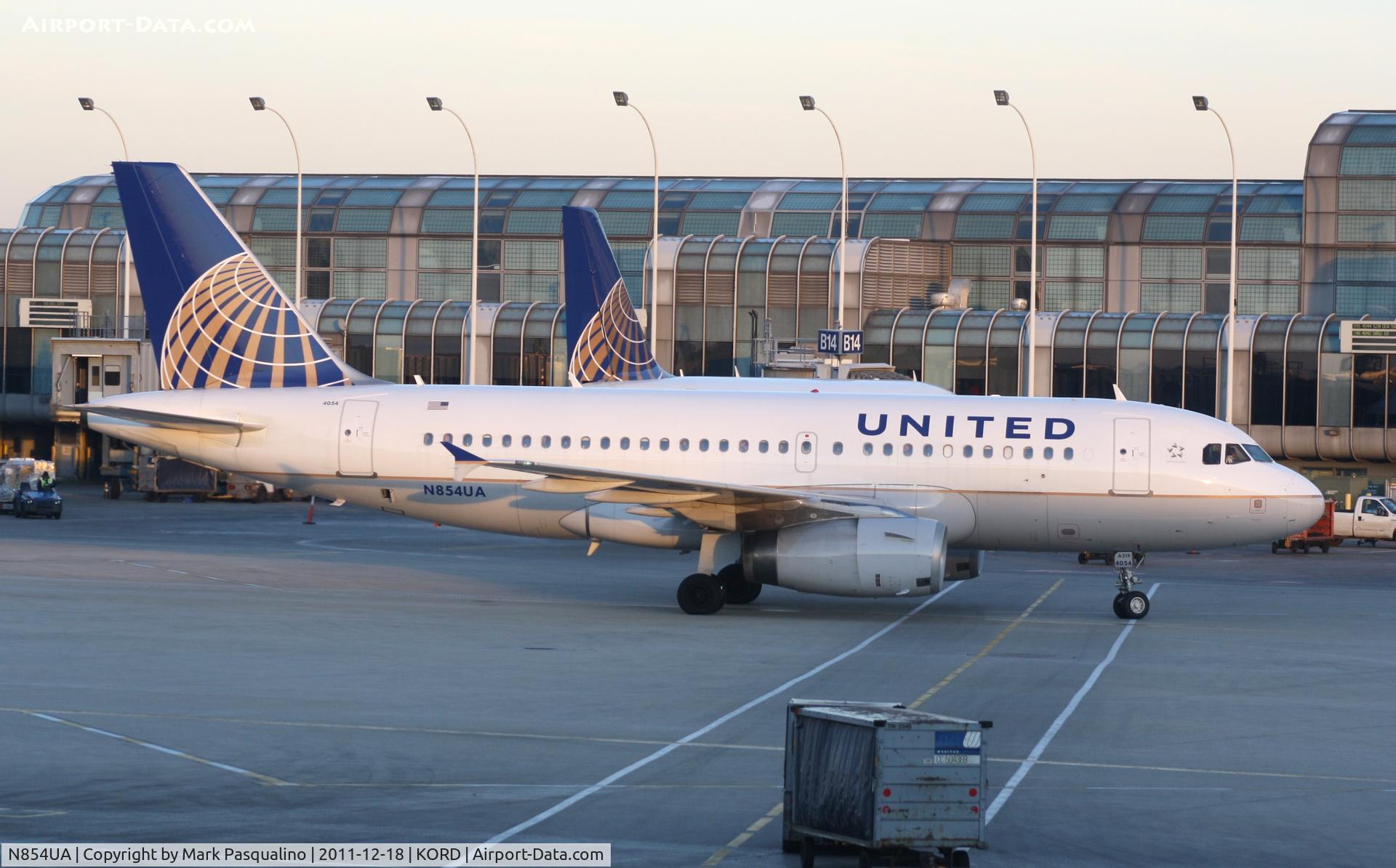 N854UA, 2002 Airbus A319-131 C/N 1731, Airbus A319