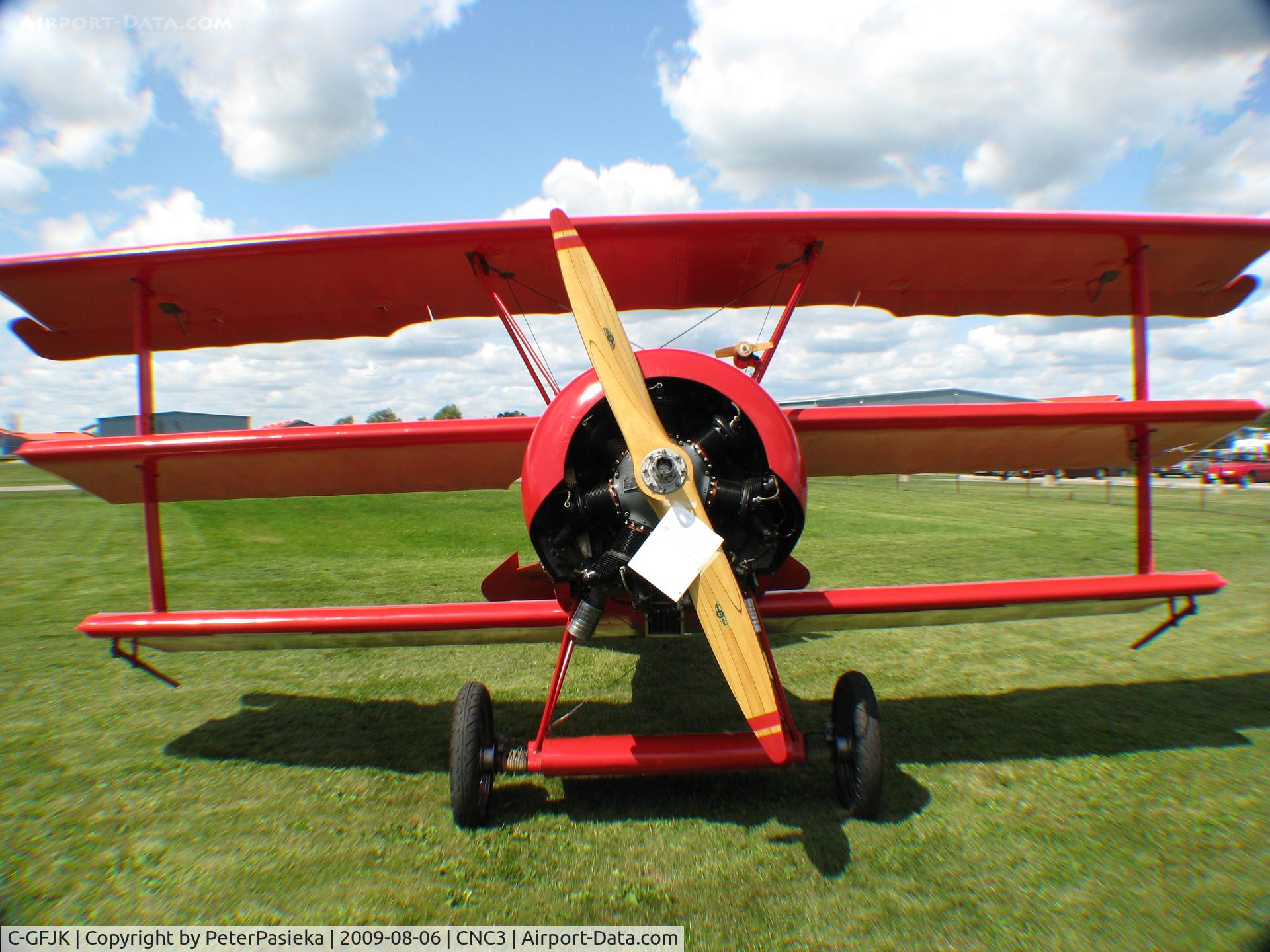 C-GFJK, 1981 Fokker Dr.1 Triplane Replica C/N 102/17, The Great War Flying Museum
