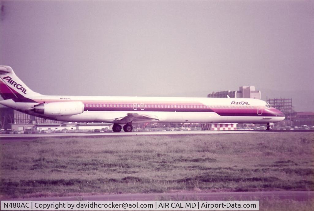 N480AC, 1981 McDonnell Douglas MD-81 (DC-9-81) C/N 48008, davidhcrocker