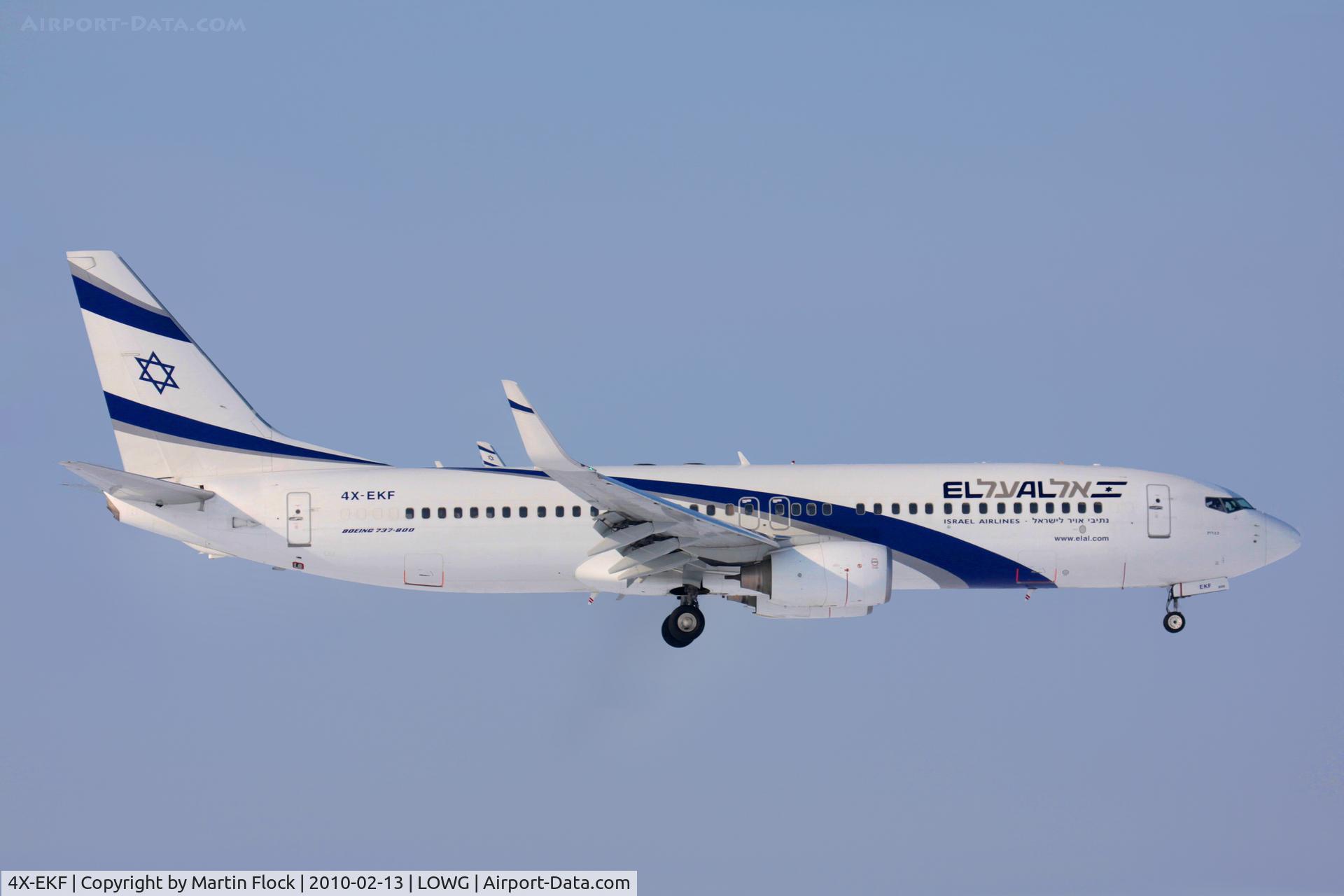 4X-EKF, 2008 Boeing 737-8HX C/N 29638, .....