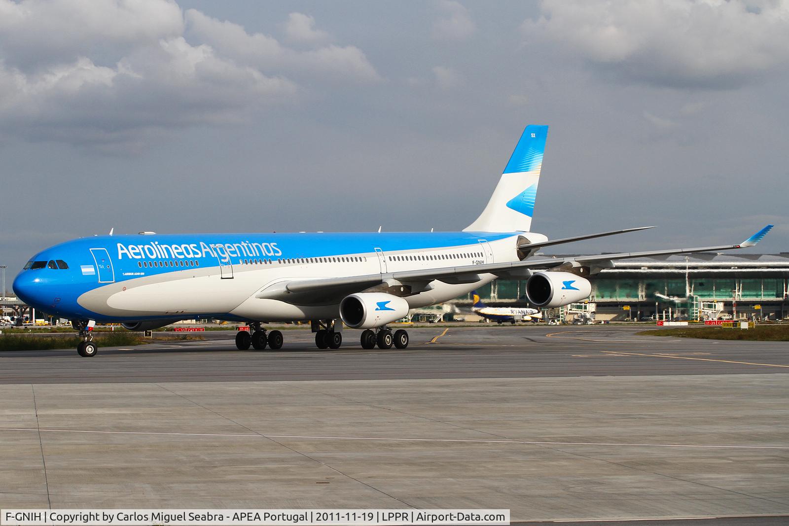 F-GNIH, 2000 Airbus A340-313X C/N 373, Now with Aerolineas Argentinas