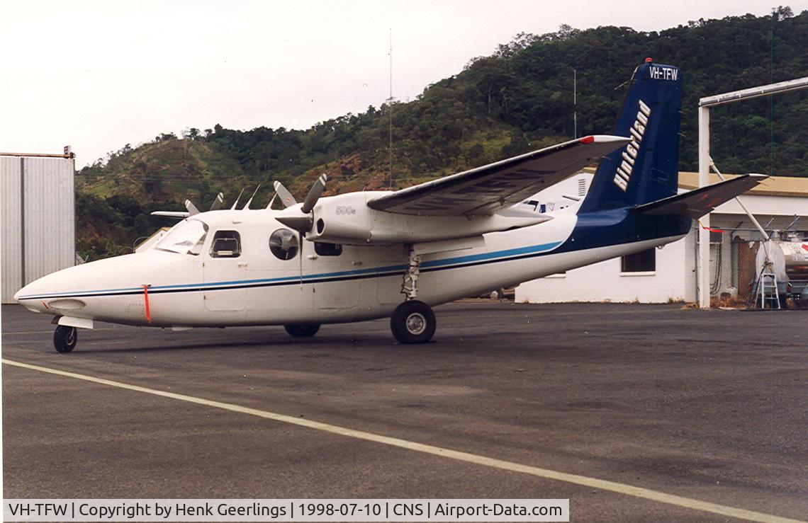 VH-TFW, 1968 Aero Commander 500-S C/N 1798-13, Hinterland