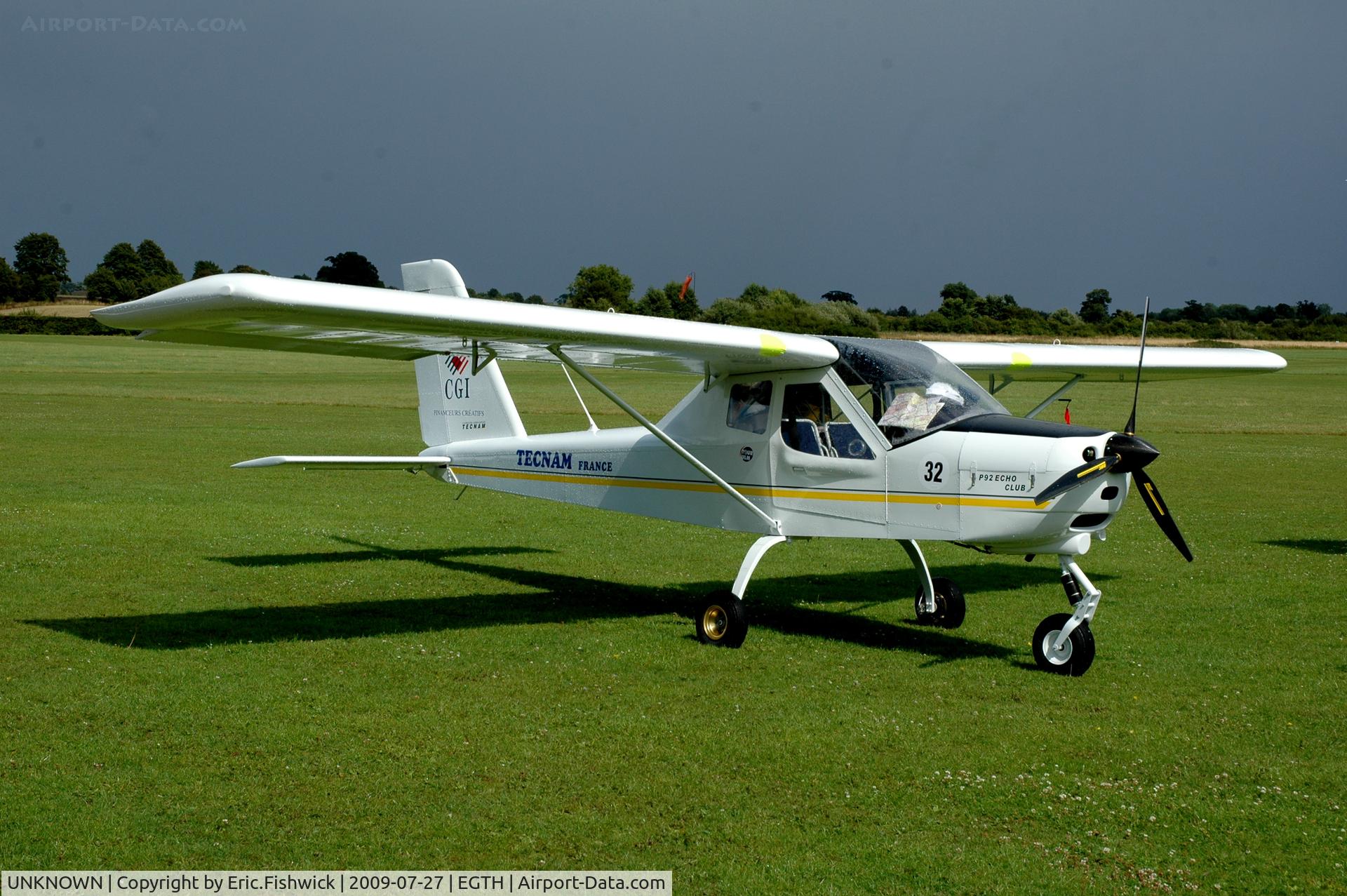 UNKNOWN, Ultralights various C/N Unknown, Tecnam P92 Echo Club - Tour de France ULM 2009 - Anniversaire Louis Bleriot