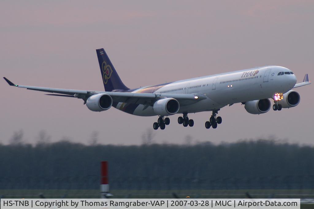 HS-TNB, 2005 Airbus A340-642 C/N 681, Thai Airways International Airbus A340-600