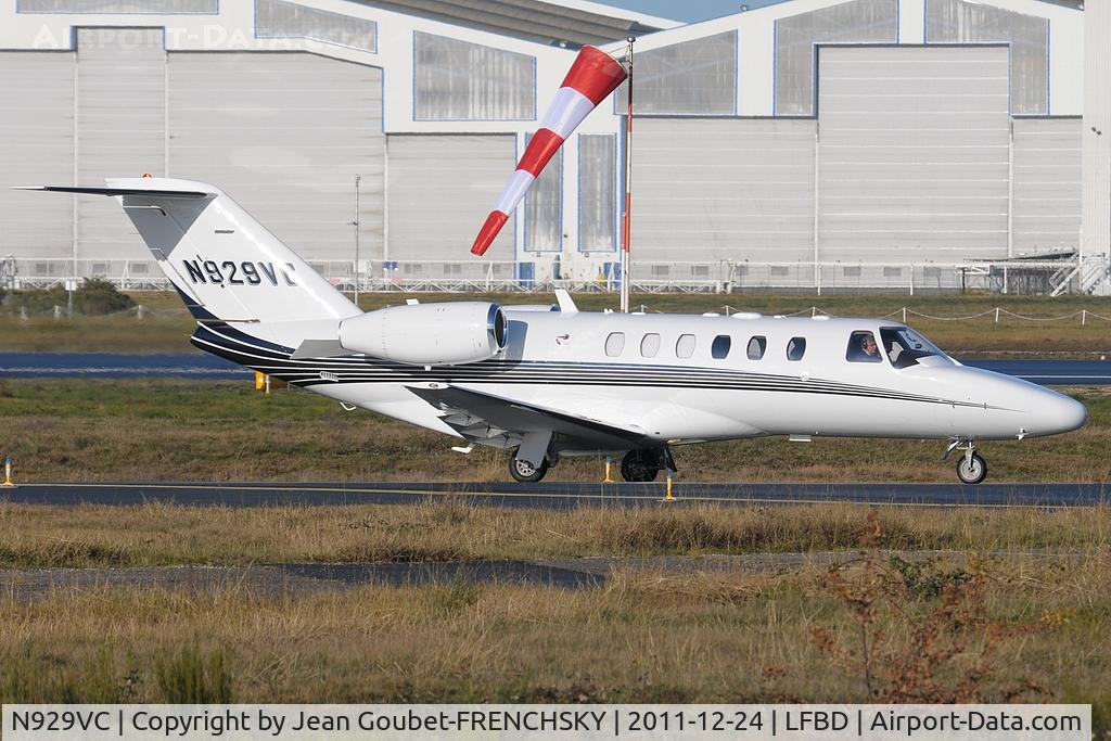 N929VC, 2007 Cessna 525A CitationJet CJ2+ C/N 525A0353, DECIT INC