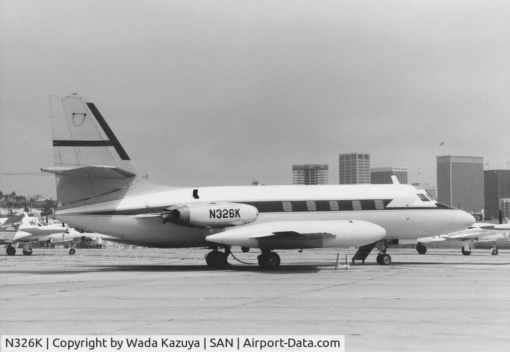 N326K, 1967 Lockheed L-1329 JetStar 8 C/N 5102, taken at San Diego 1974