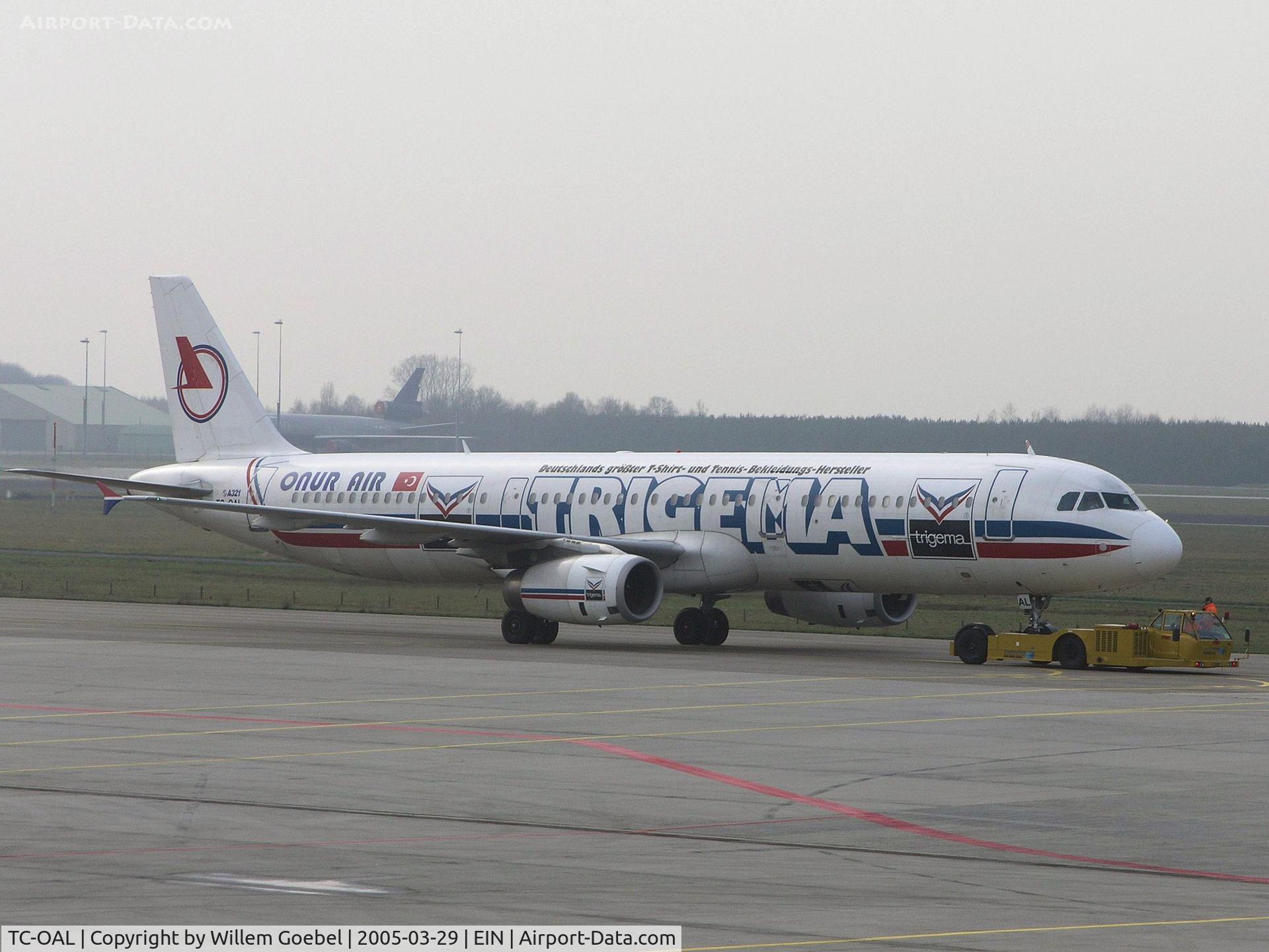TC-OAL, 1999 Airbus A321-231 C/N 1004, Pushback for the start