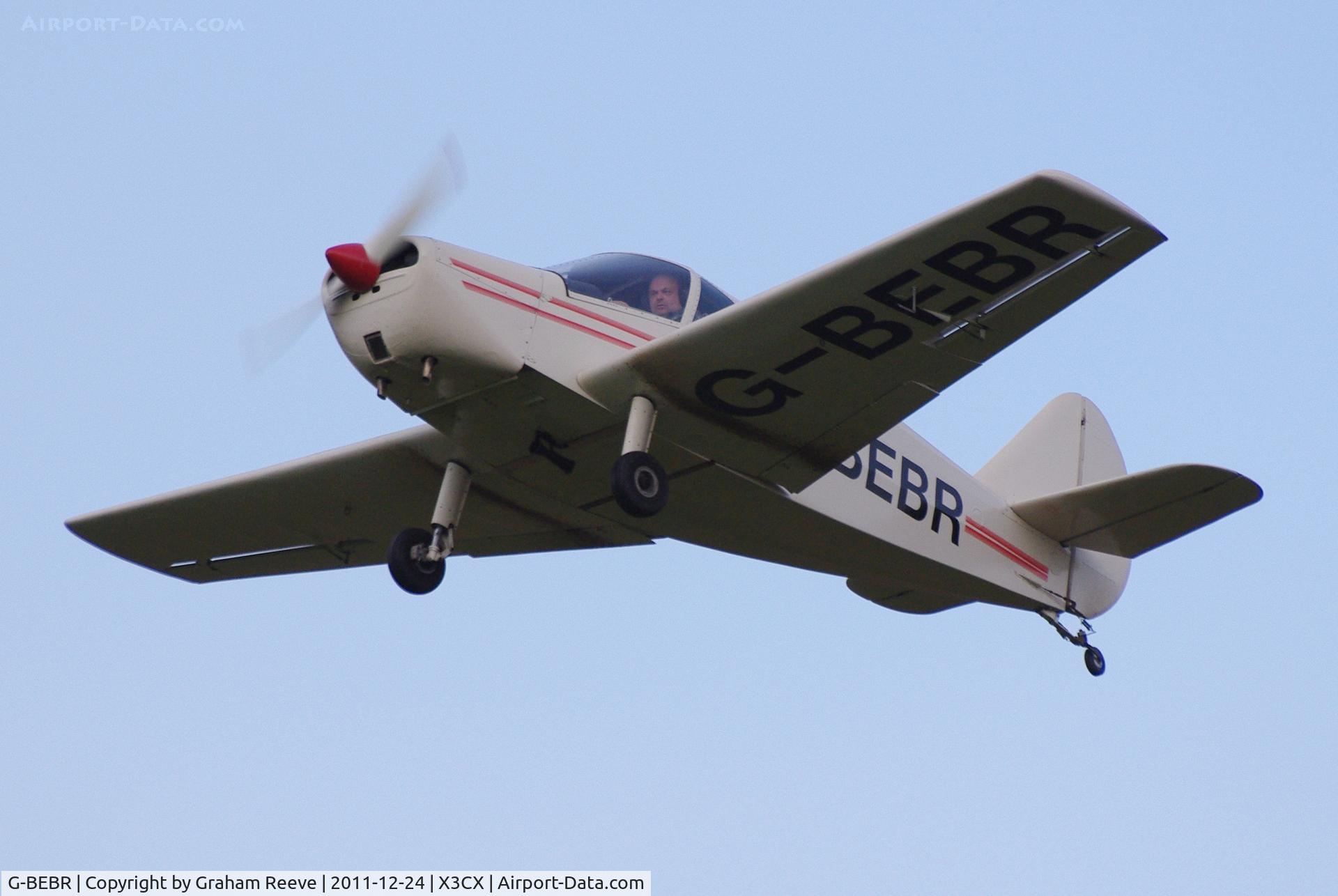 G-BEBR, 2006 Gardan GY-201 Minicab C/N PFA 1824, Just taken off from Northrepps.
