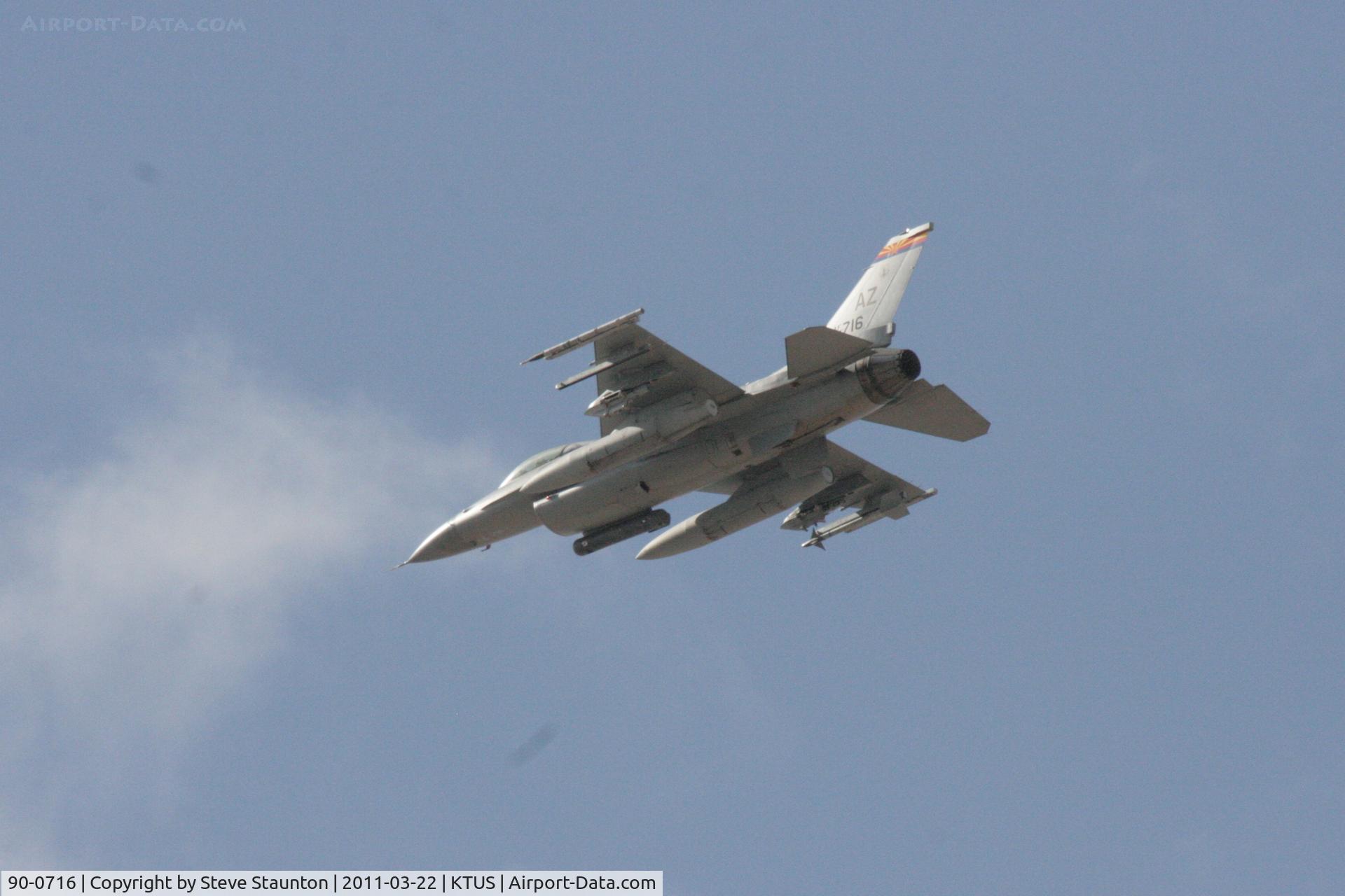 90-0716, General Dynamics F-16C C/N 1C-324, Taken at Tucson International Airport, in March 2011 whilst on an Aeroprint Aviation tour