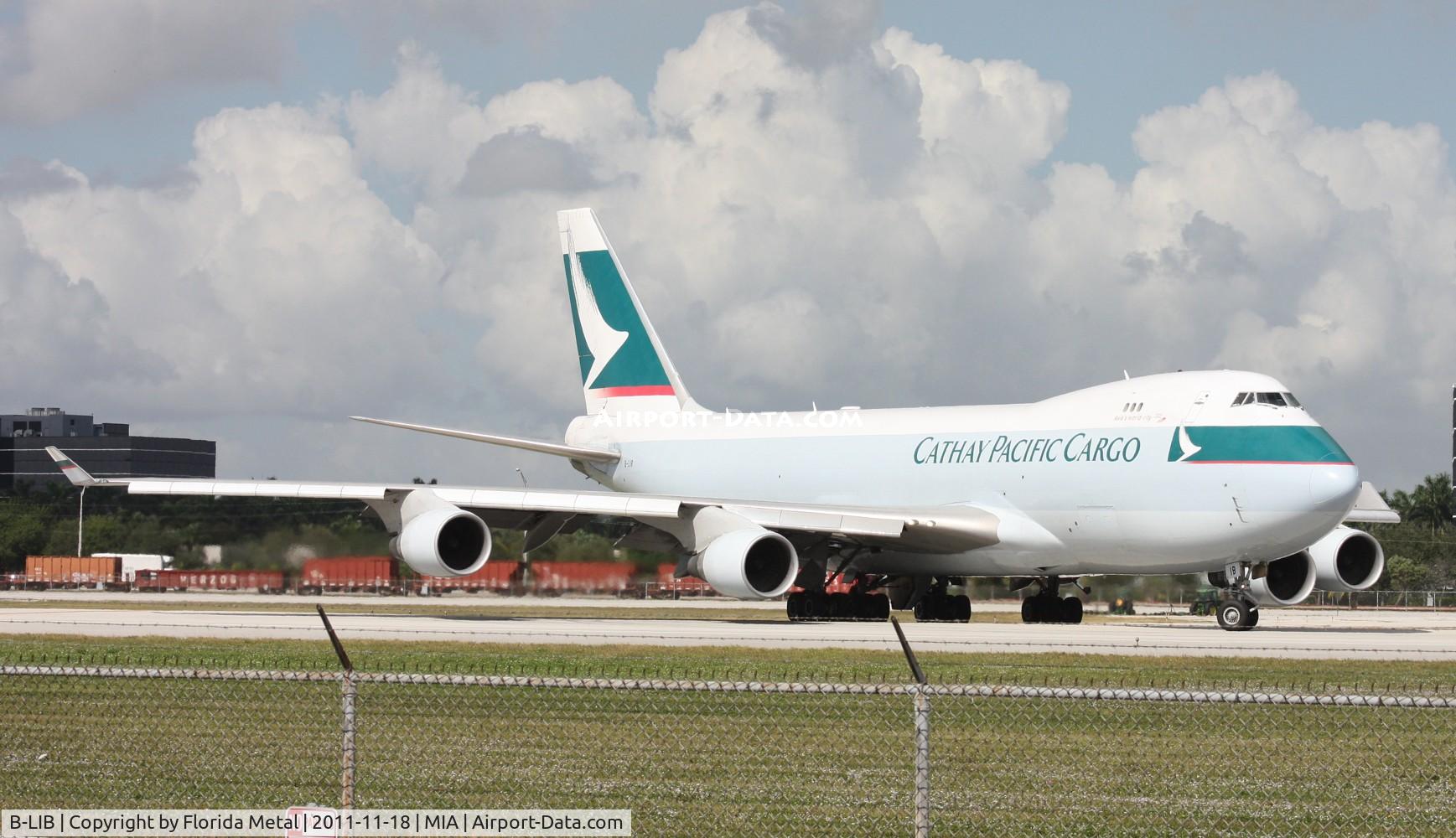 B-LIB, 2008 Boeing 747-467ERF C/N 36867, Cathay Cargo from El Dorado