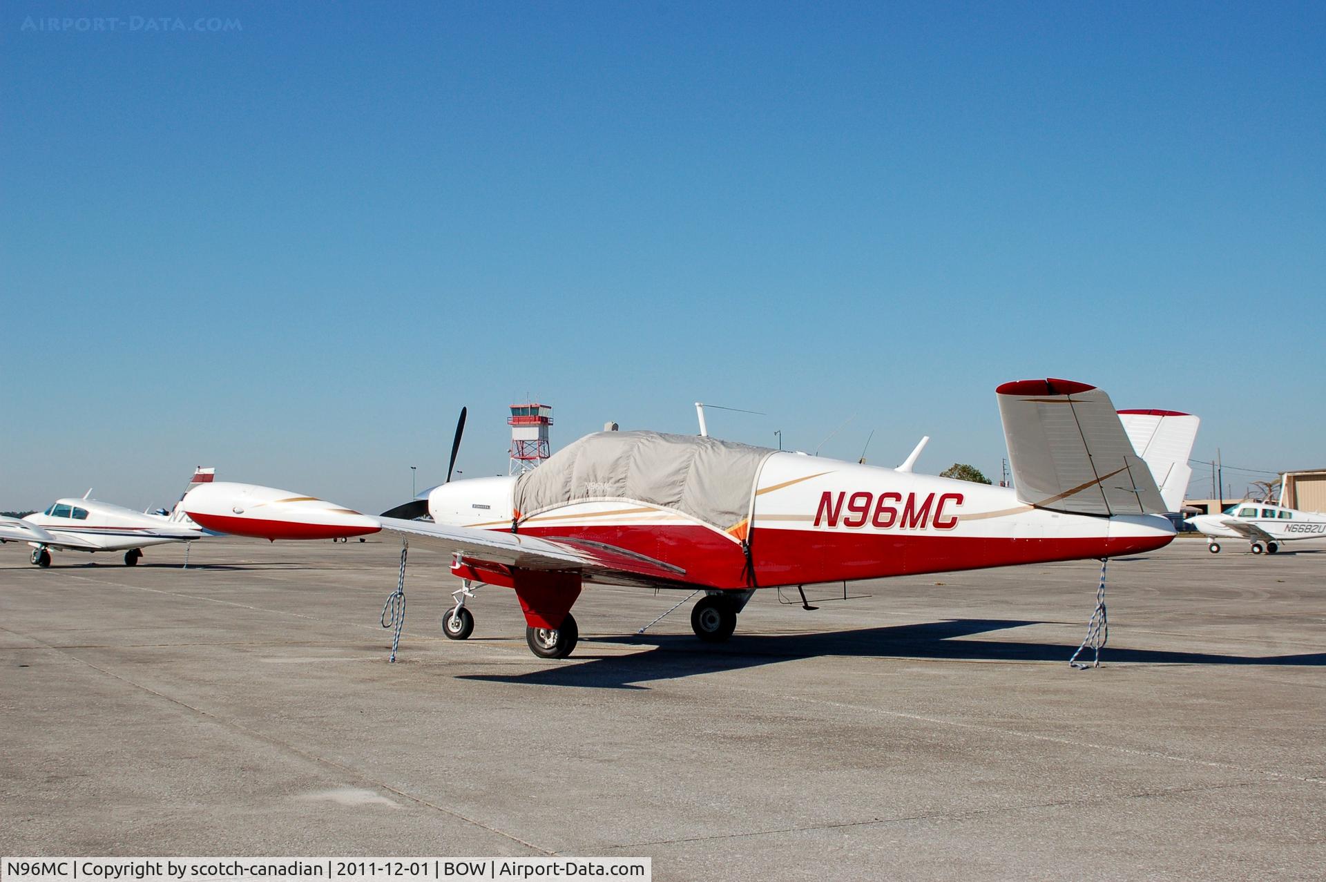 N96MC, 1960 Beech M35 Bonanza C/N D-6555, 1960 Beech M35 N96MC at Bartow Municipal Airport, Bartow, FL
