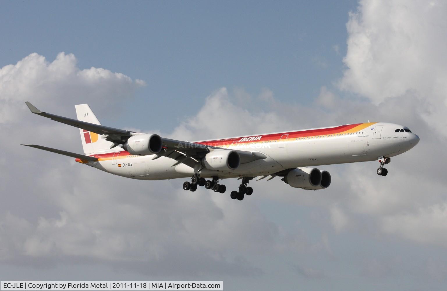 EC-JLE, 2005 Airbus A340-642 C/N 702, No 90 degree side shots for this guy, he is way too long for my 70-300 lens