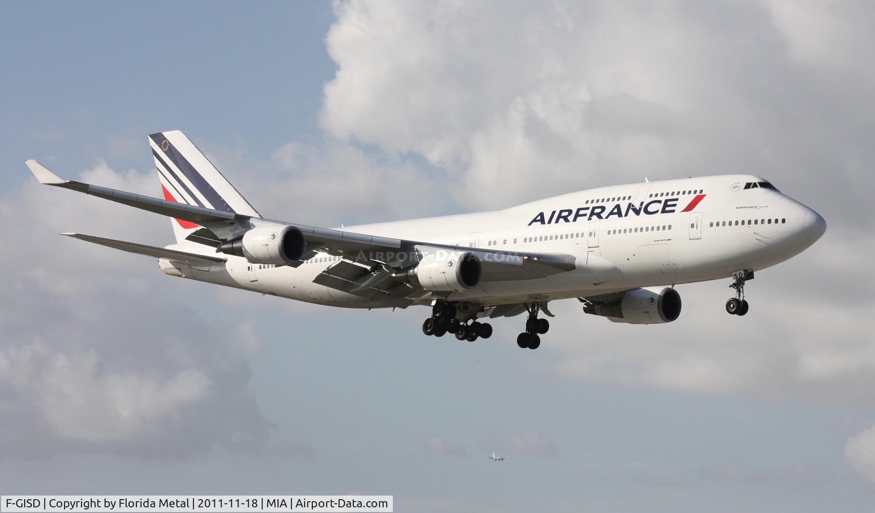 F-GISD, 1992 Boeing 747-428M C/N 25628, Air France 747-400 taken at El Dorado