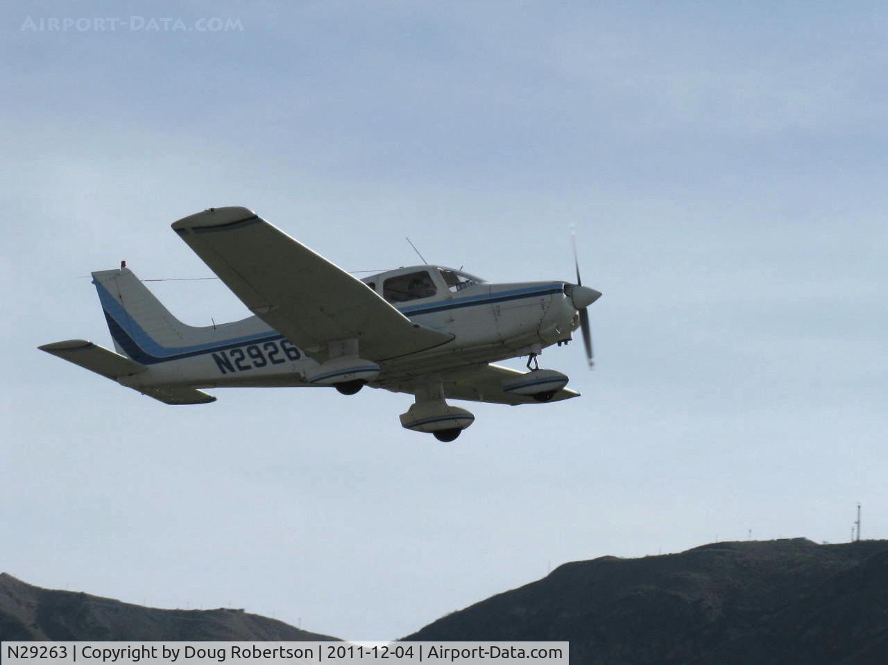 N29263, 1979 Piper PA-28-161 C/N 28-7916429, 1979 Piper PA-28-161 WARRIOR II, Lycoming O-320-D3G 160 Hp, II version introduced in 1977 has 160 Hp vice 150 Hp of version I, takeoff climb Rwy 22