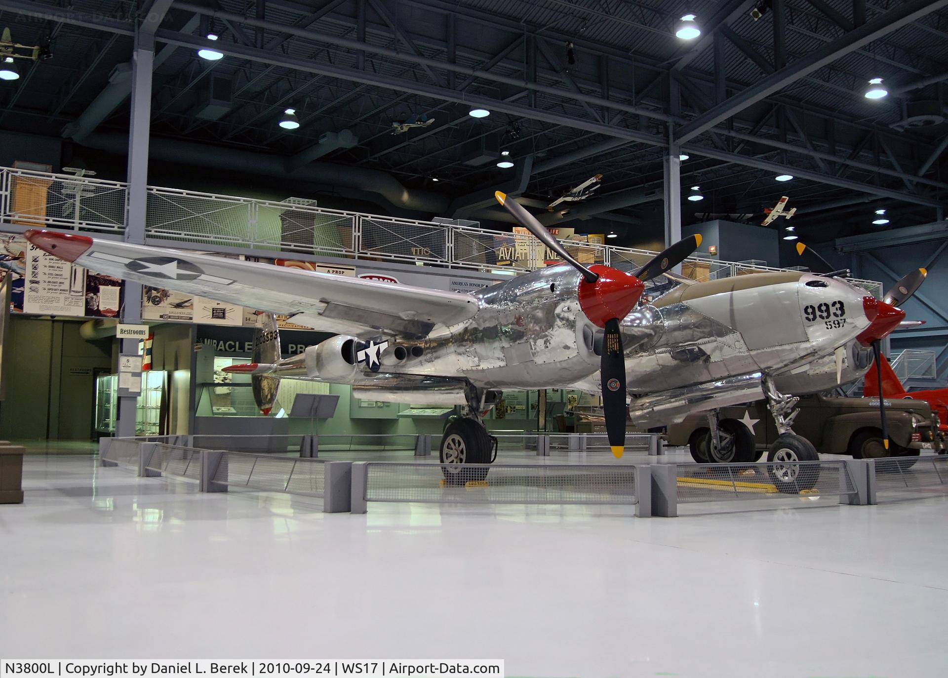 N3800L, 1945 Lockheed P-38L-5-LO Lightning C/N 422-8342, This rare aircraft is a late-build L version of the 
